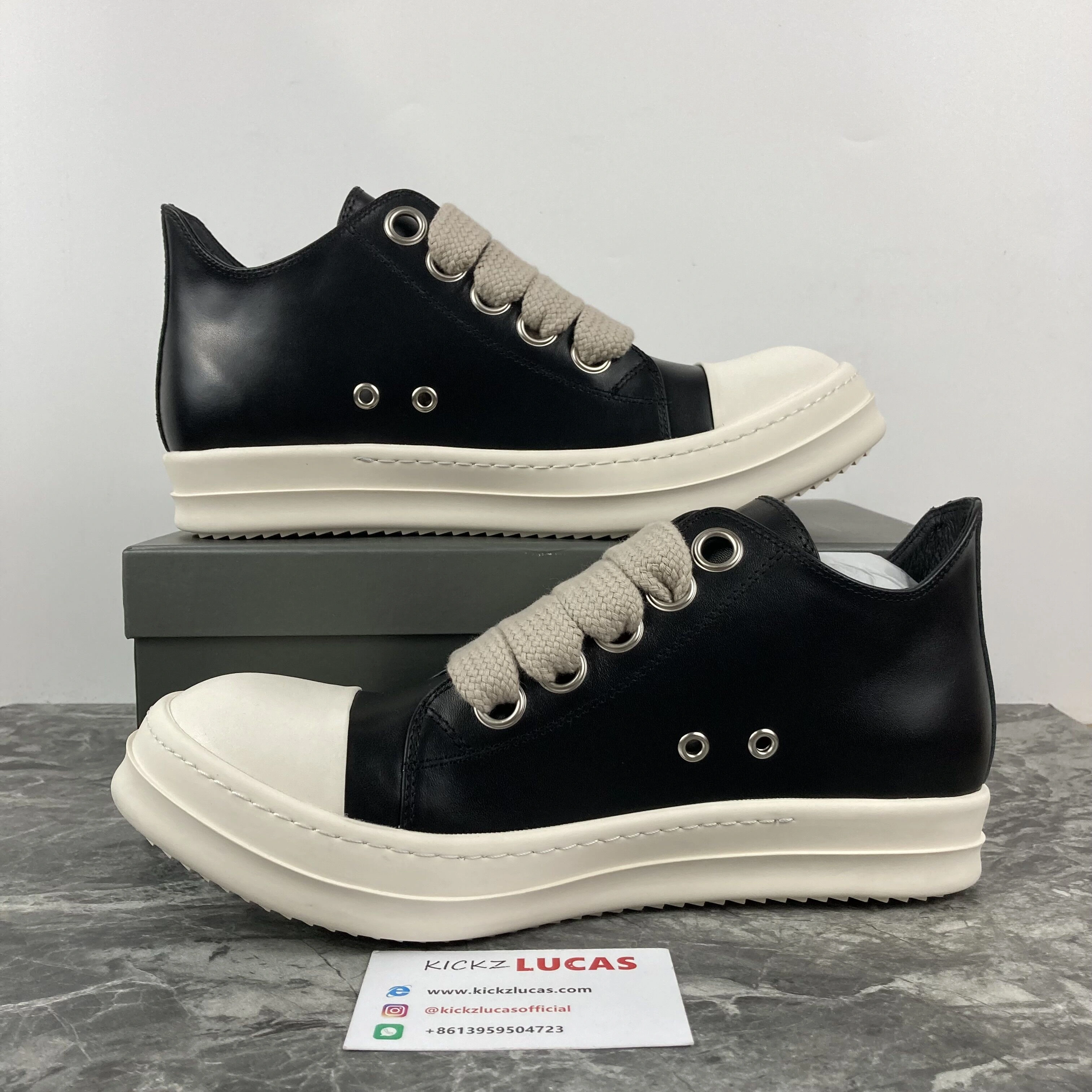 Sophisticated Men Women R*ick O*wens Top Sneaker 220829- 5416