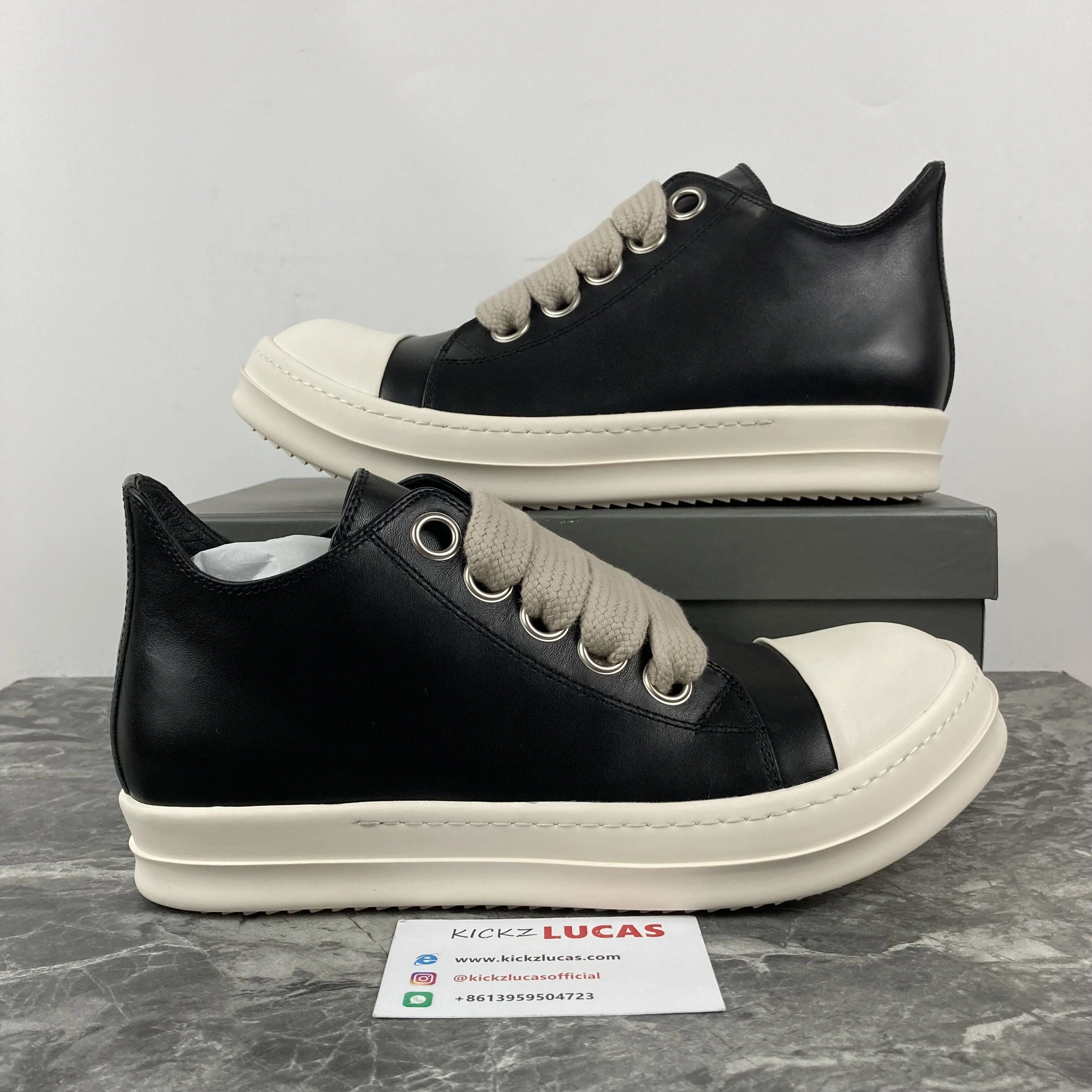 Sophisticated Men Women R*ick O*wens Top Sneaker 220829- 5416