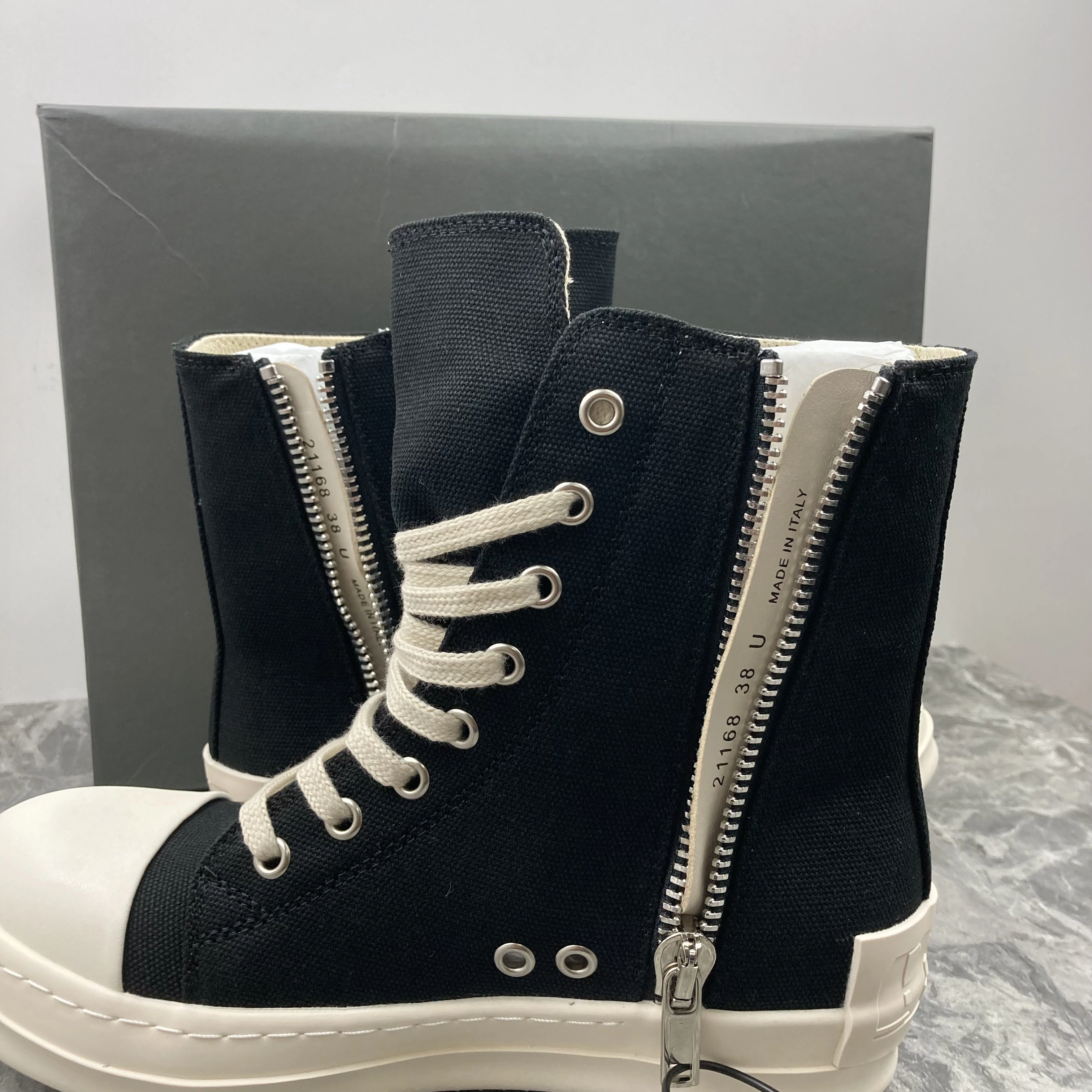 Men Women R*ick O*wens Top Sneaker 220829- Affordable 5415