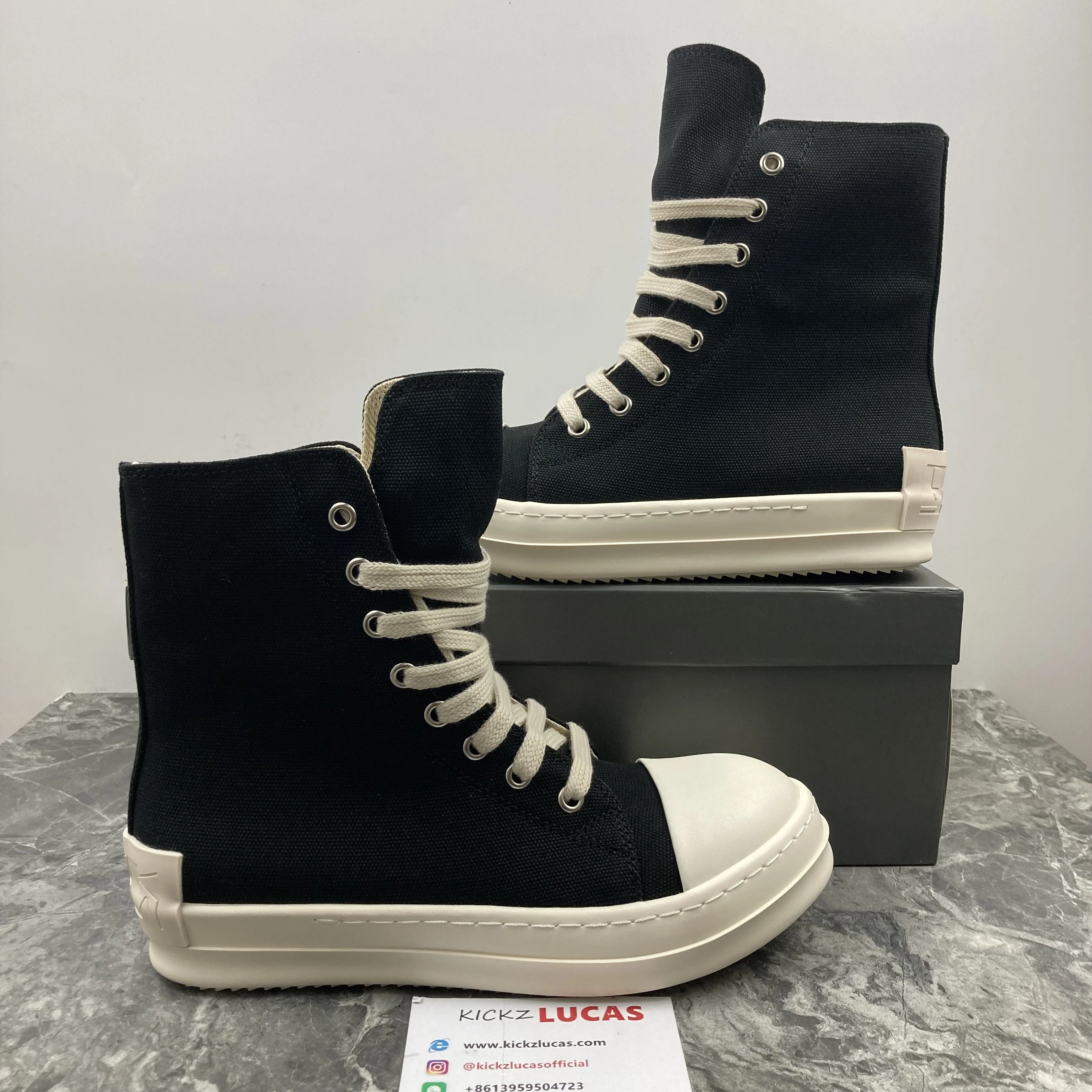 Men Women R*ick O*wens Top Sneaker 220829- Affordable 5415