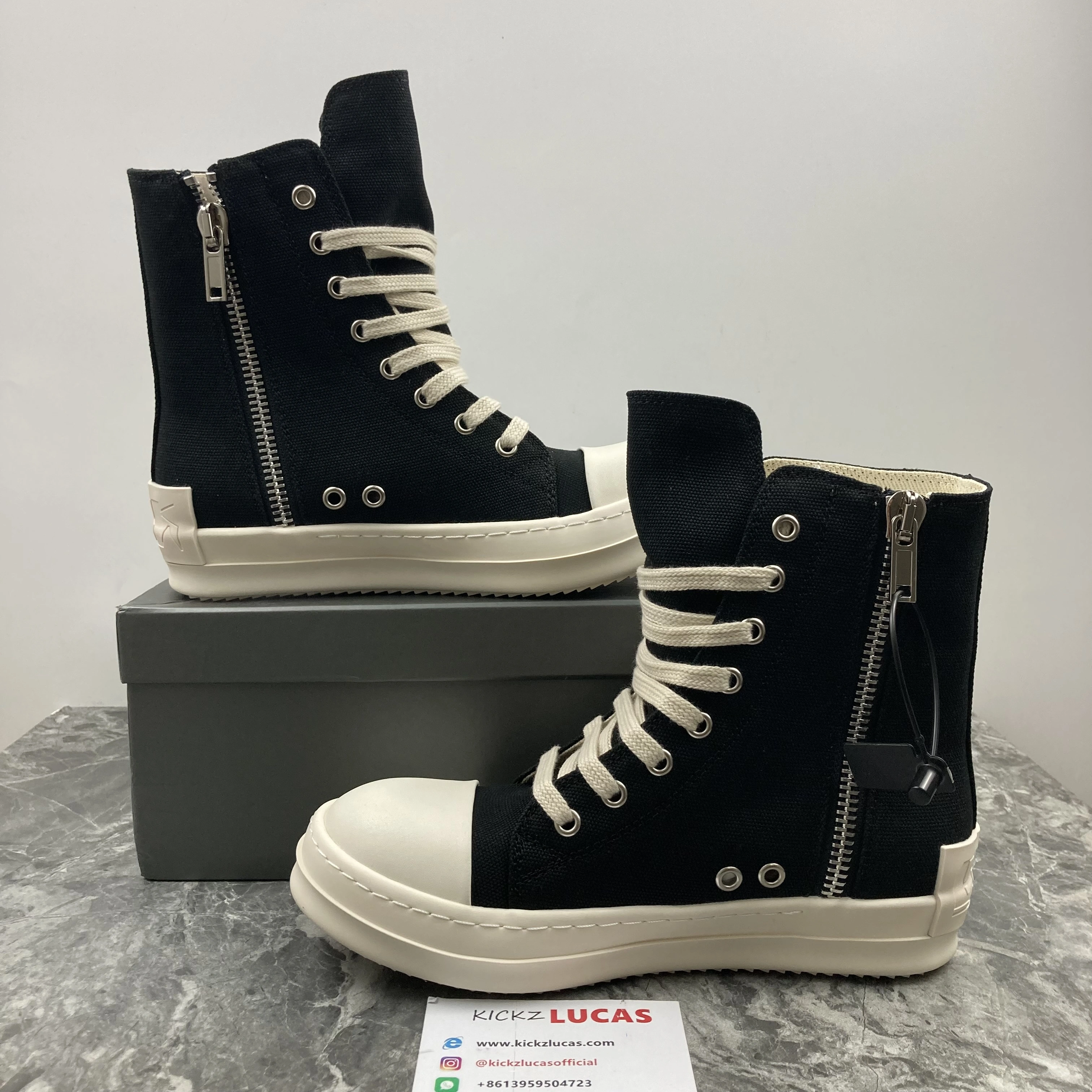 Men Women R*ick O*wens Top Sneaker 220829- Affordable 5415