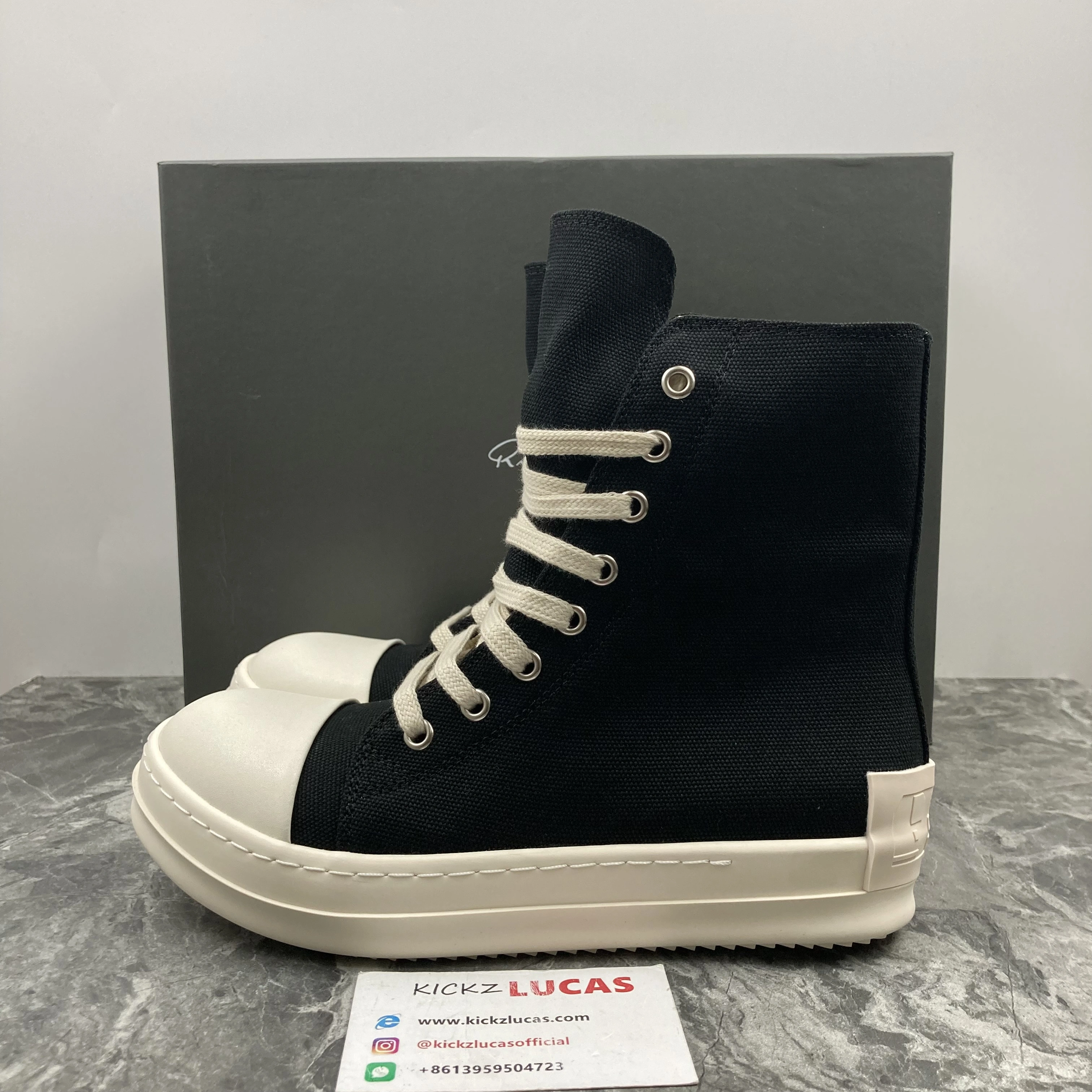 Men Women R*ick O*wens Top Sneaker 220829- Affordable 5415