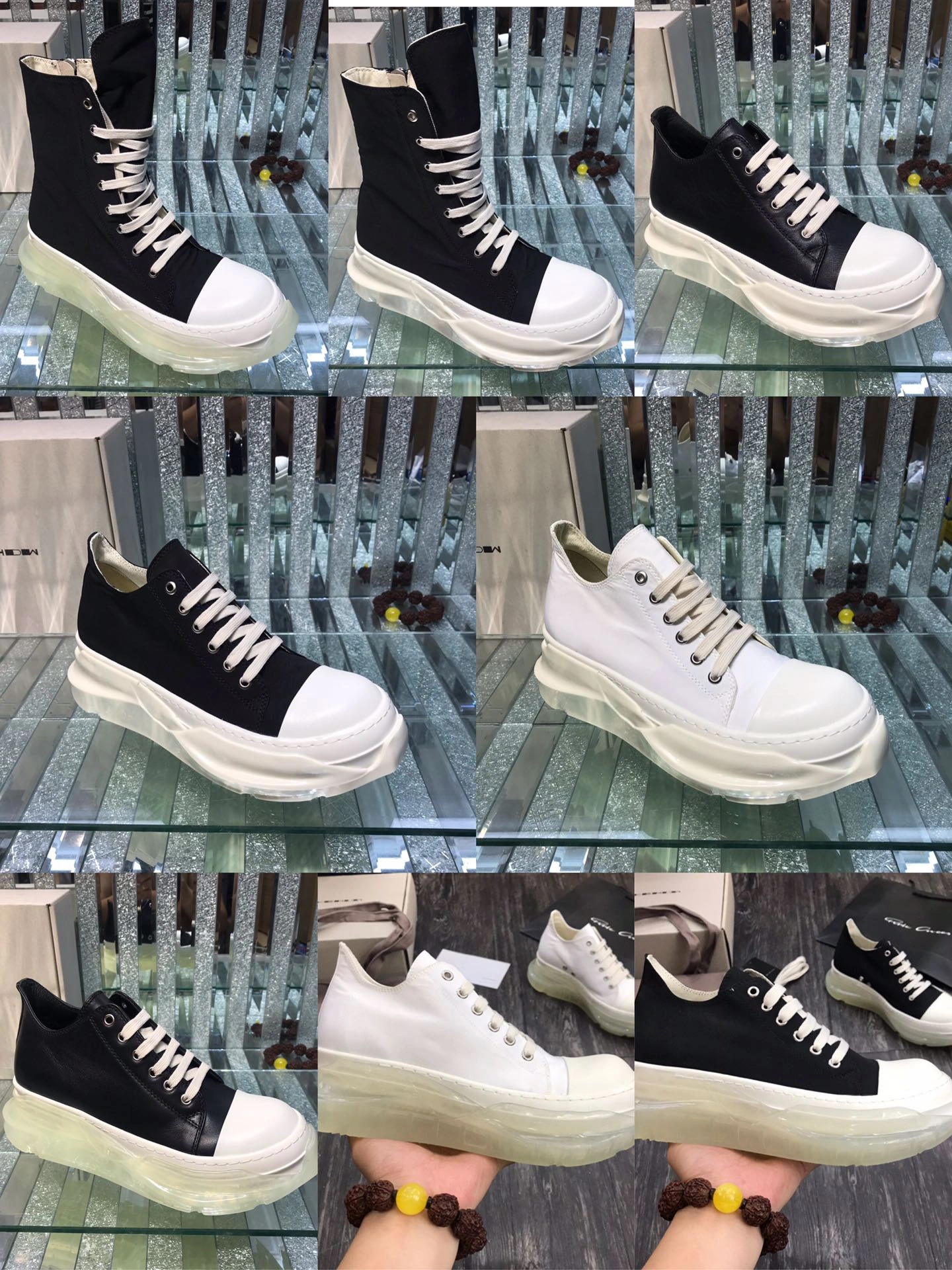 Refined Men Women R*ick O*wens Top Sneaker CP230329- 5386