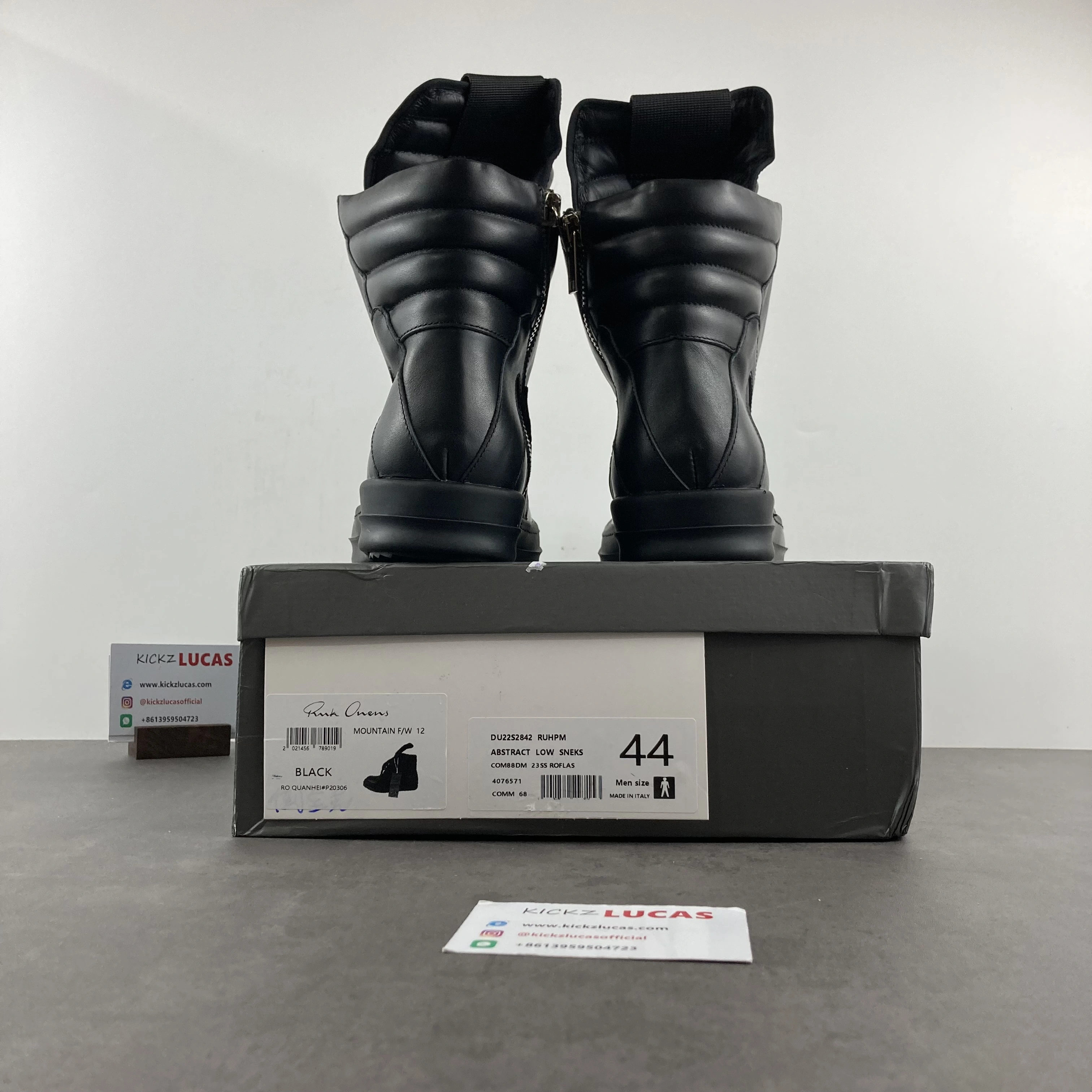 Men Women R*ick O*wens Top Sneaker KK220829- Packable 5408