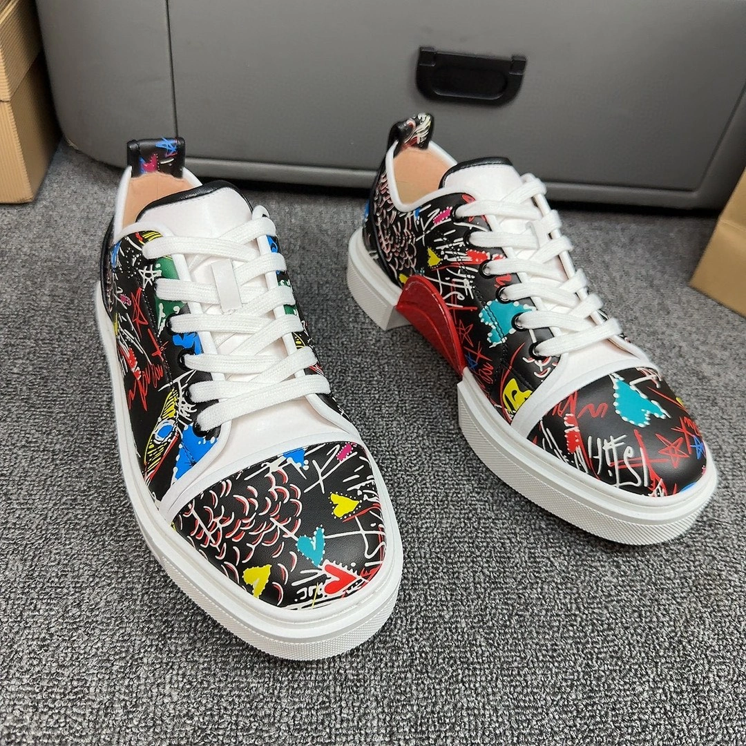 Men and Women C*hristian L*ouboutin Low Top Sneakers CP 20230609- FreshLook 5063