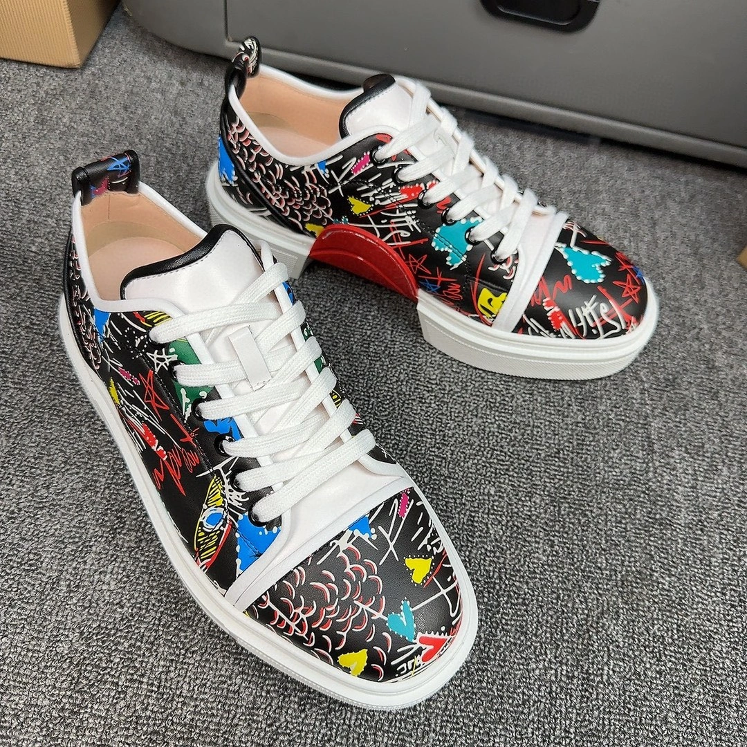 Men and Women C*hristian L*ouboutin Low Top Sneakers CP 20230609- FreshLook 5063