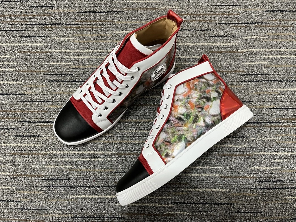 Men and Women C*hristian L*ouboutin Low Top Sneakers YP20230817- Bright 5054