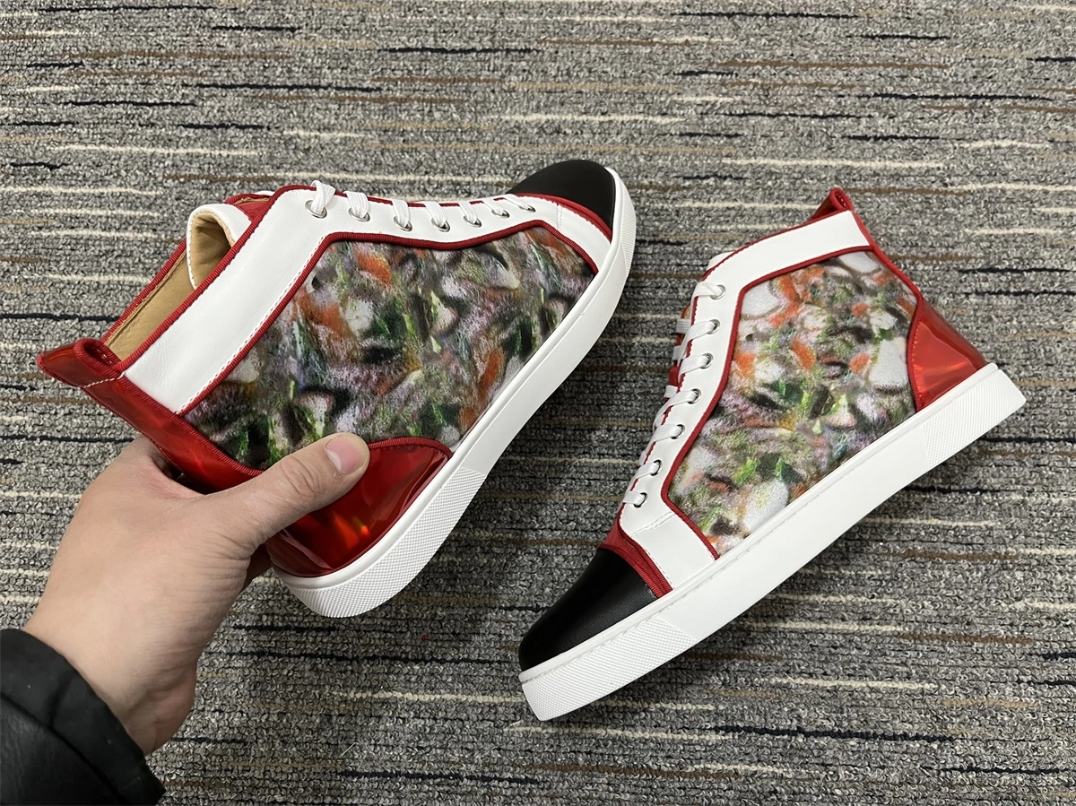 Men and Women C*hristian L*ouboutin Low Top Sneakers YP20230817- Bright 5054