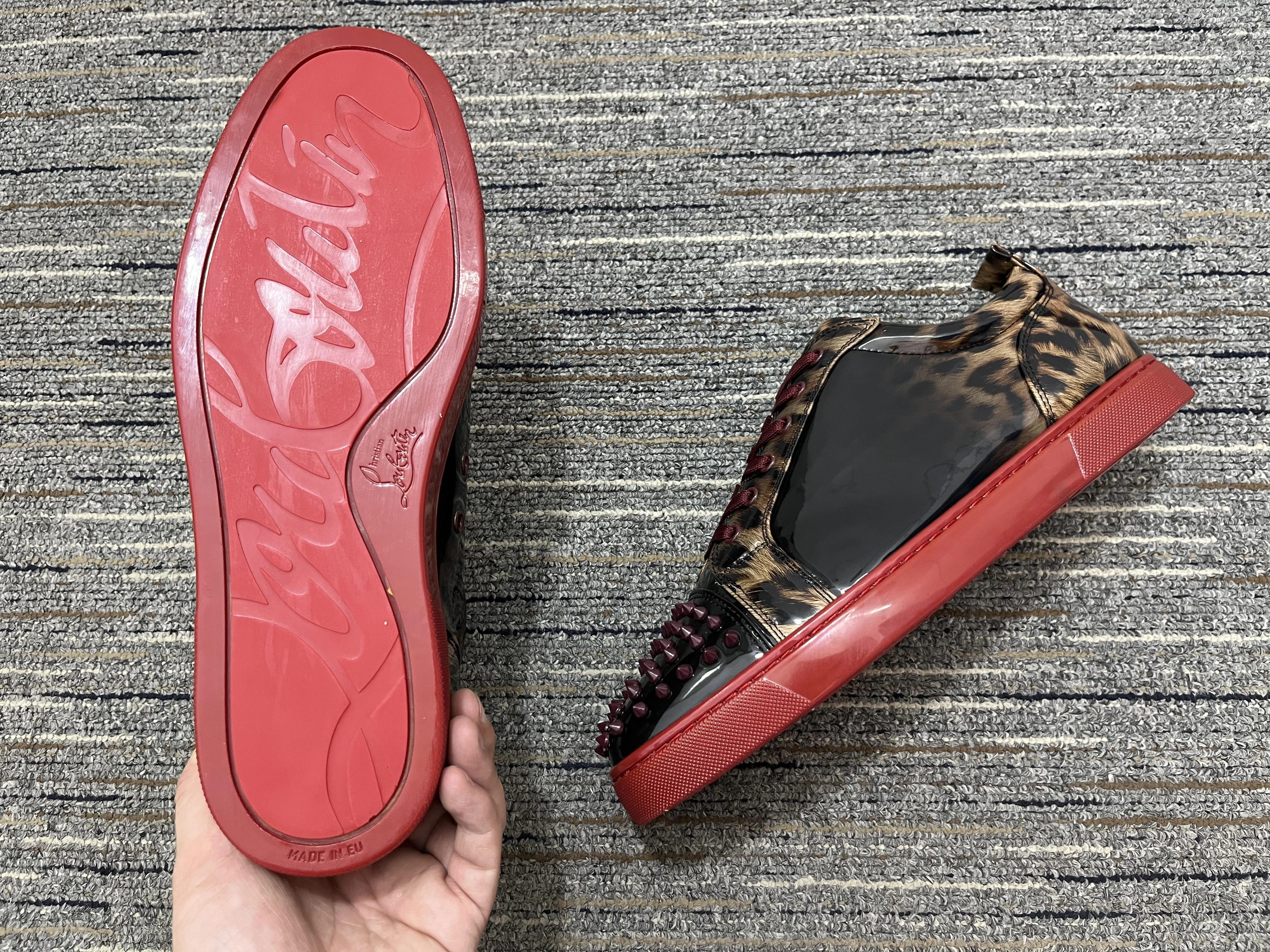 Sleek Men and Women C*hristian L*ouboutin Top Sneakers CL 20230818- 4957