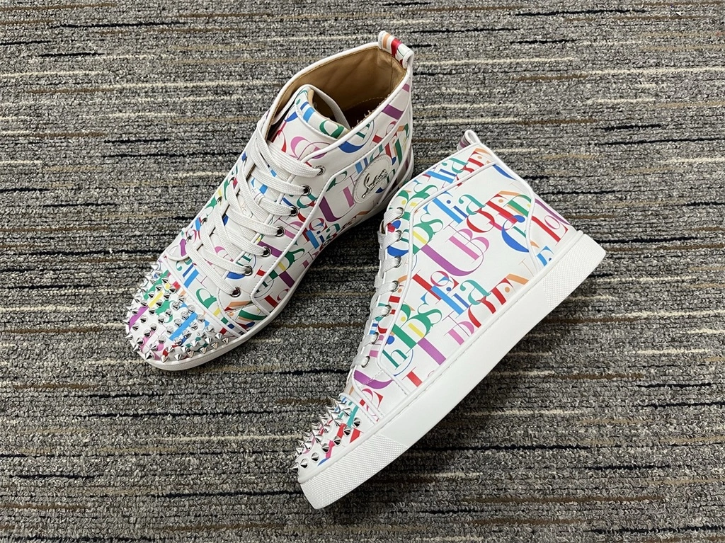 Sustainable Men and Women C*hristian L*ouboutin Top Sneakers CL 20230818- 4979