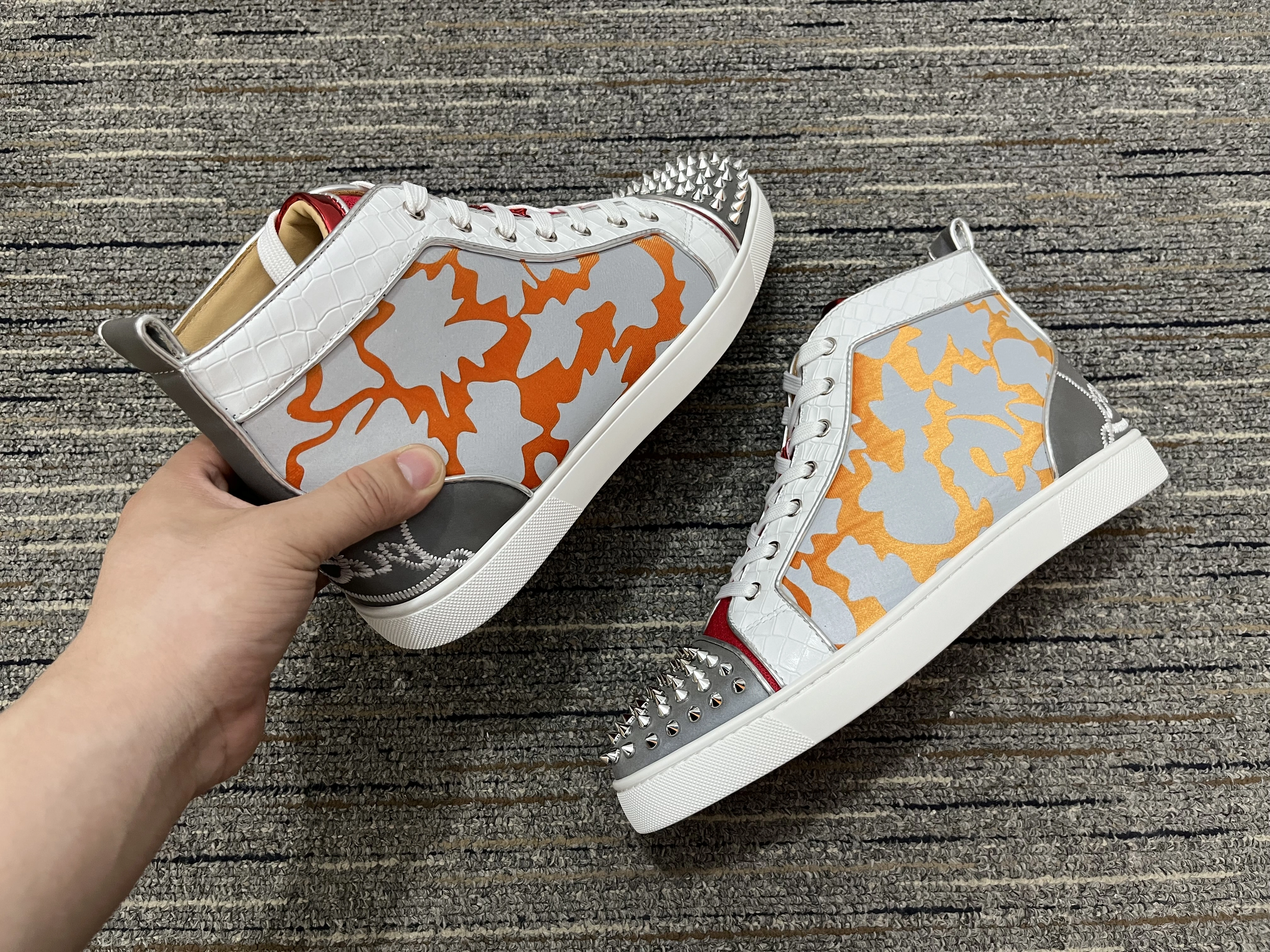 Men and Women C*hristian L*ouboutin Top Sneakers CL 20230818- Unisex 4945