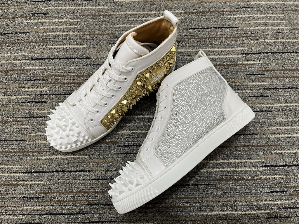 Snug Men and Women C*hristian L*ouboutin Top Sneakers CL 20230818- 4932