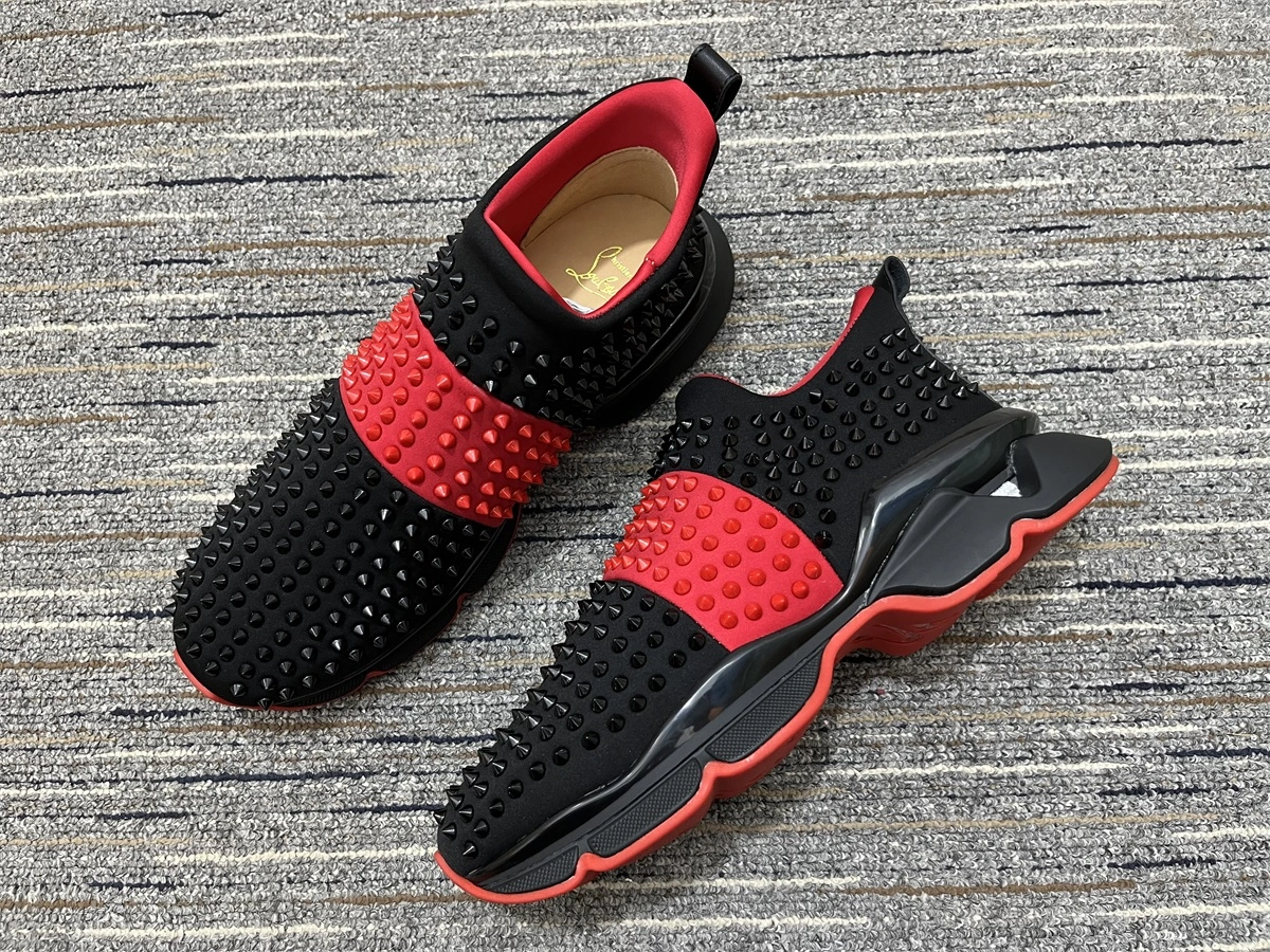 Men and Women C*hristian L*ouboutin Top Sneakers CL 20230818- FreshLook 4931