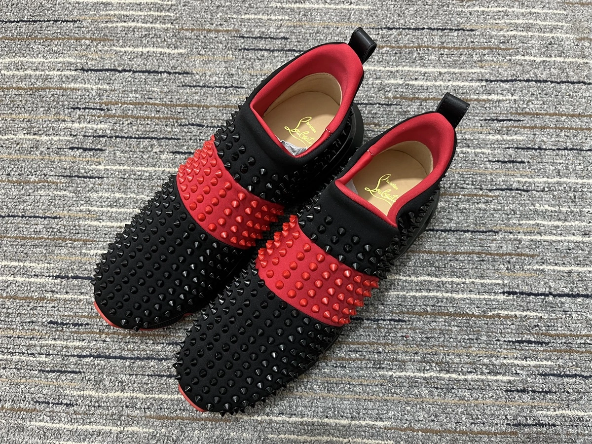 Men and Women C*hristian L*ouboutin Top Sneakers CL 20230818- FreshLook 4931