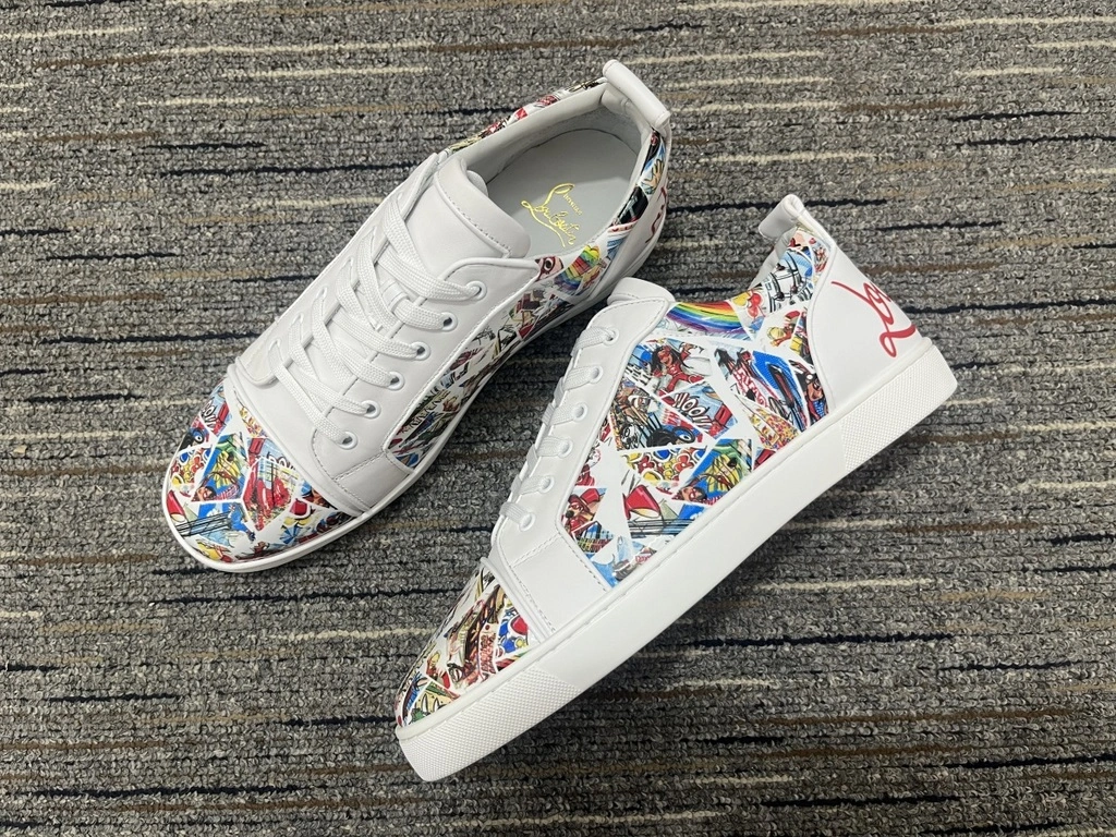 Men and Women C*hristian L*ouboutin Top Sneakers CL 20230819- Stretchable 4850