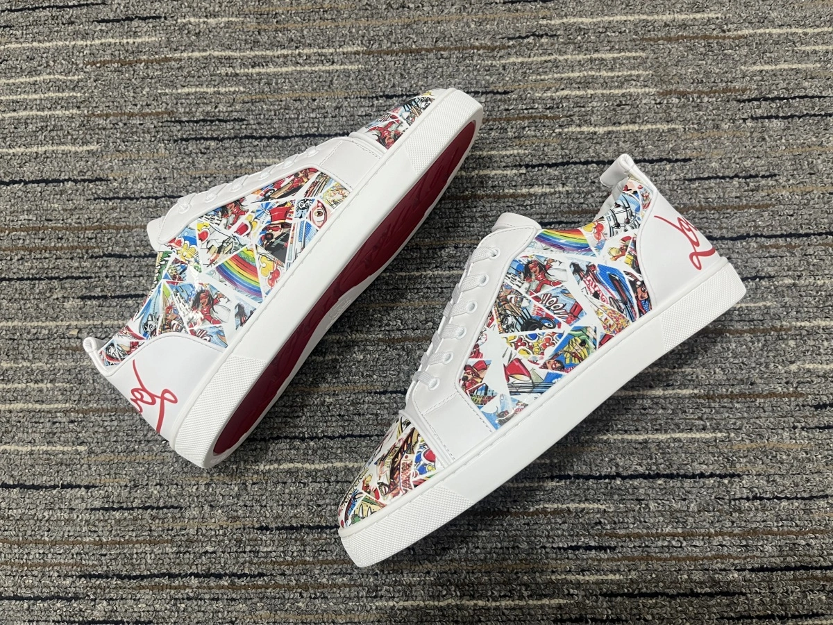 Men and Women C*hristian L*ouboutin Top Sneakers CL 20230819- Stretchable 4850