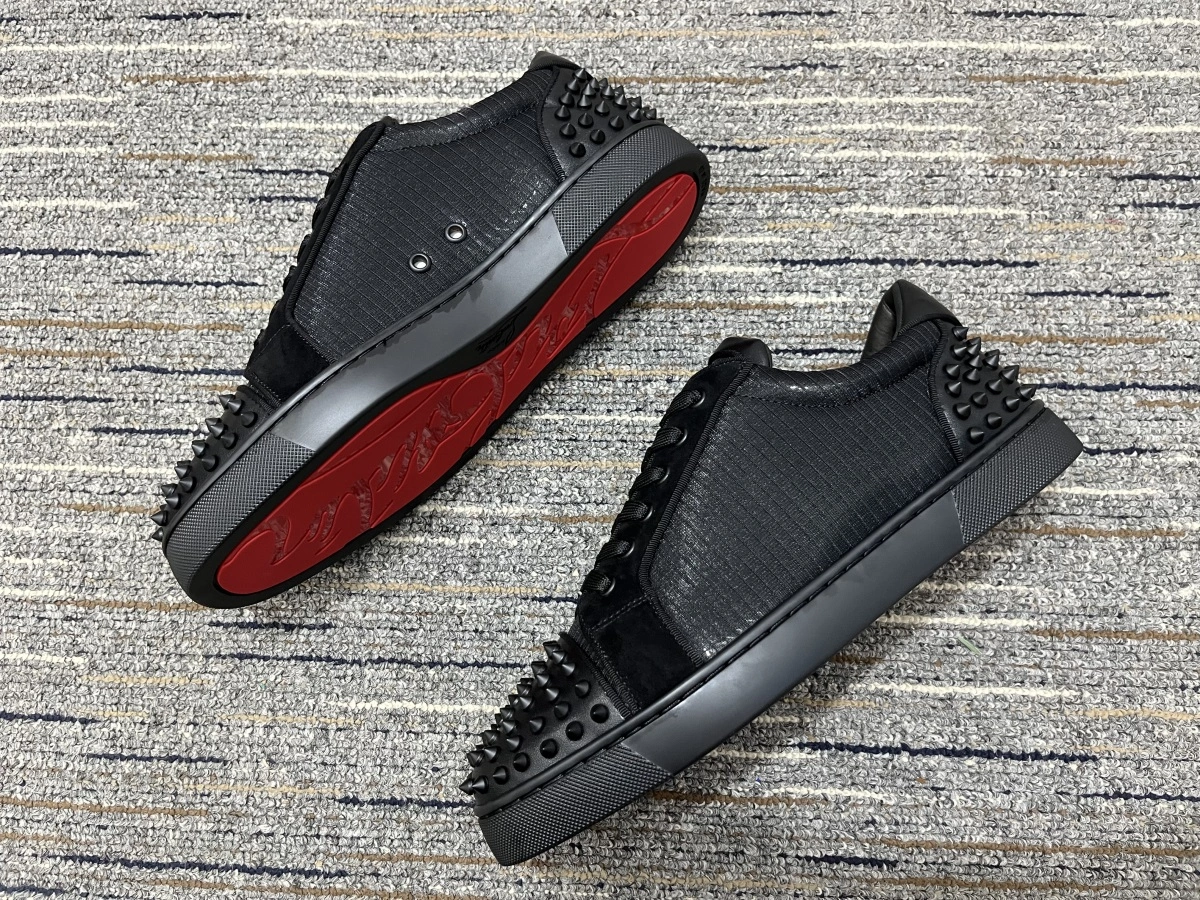 Men and Women C*hristian L*ouboutin Top Sneakers CL 20230819- Colorful 4839