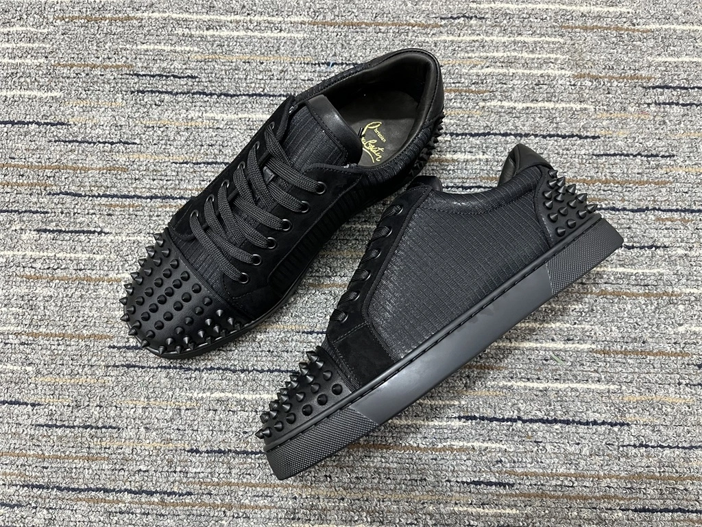 Men and Women C*hristian L*ouboutin Top Sneakers CL 20230819- Colorful 4839