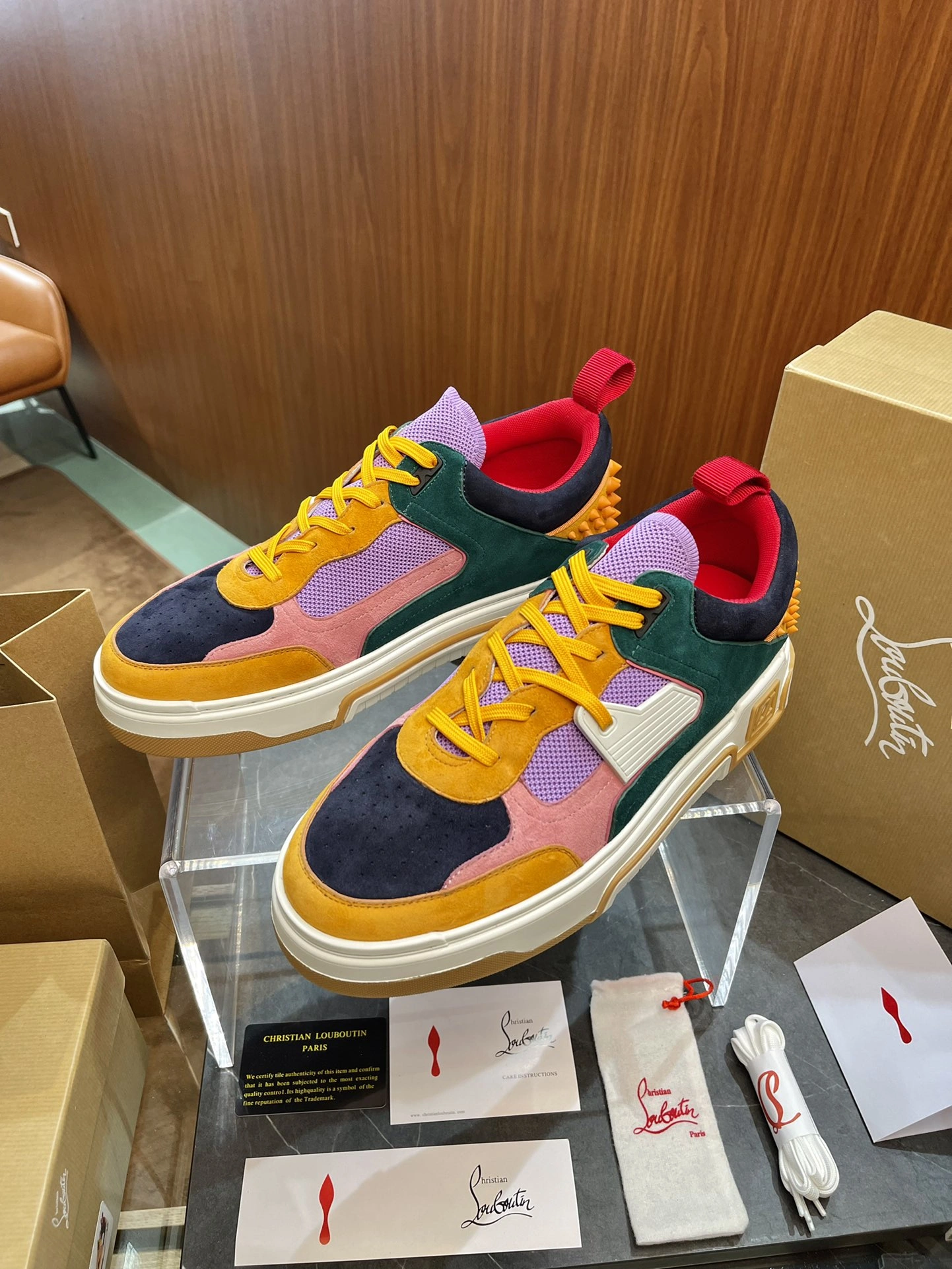MultiPurpose Men and Women C*hristian L*ouboutin Top Sneakers RR20231025- 4799