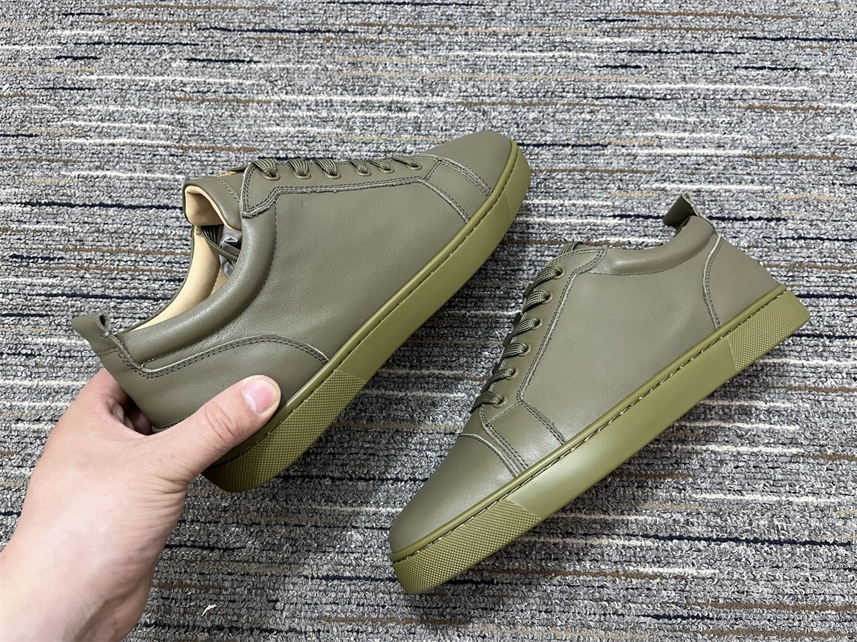 Men and Women C*hristian L*ouboutin Top Sneakers YP 20230817- SmoothTexture 5004
