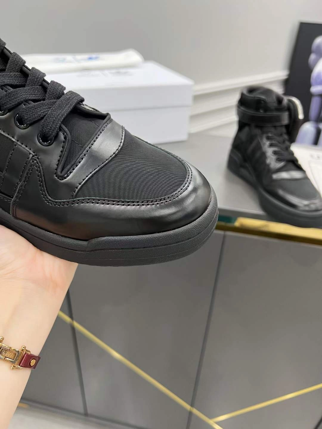 Durable Men and Women P*rada Top Sneakers High CL 20230825- 6544