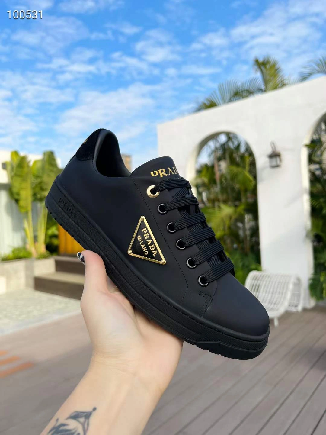 StreetReady Men and Women P*rada Top Sneakers High CL 20230825- 6540