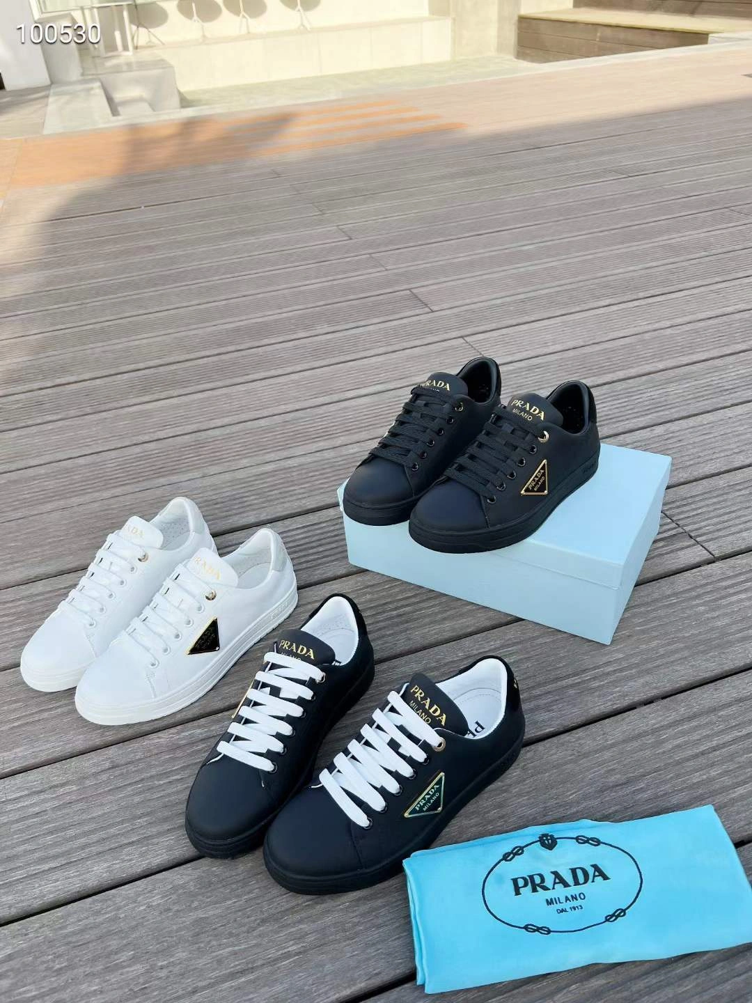 StreetReady Men and Women P*rada Top Sneakers High CL 20230825- 6540