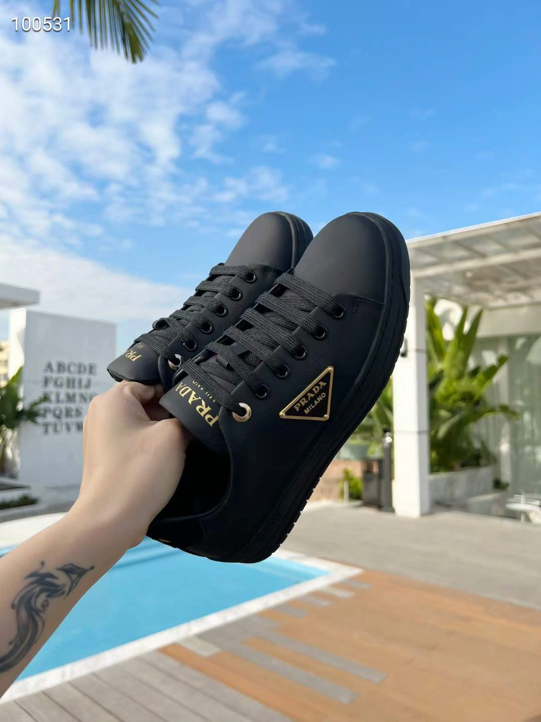 StreetReady Men and Women P*rada Top Sneakers High CL 20230825- 6540