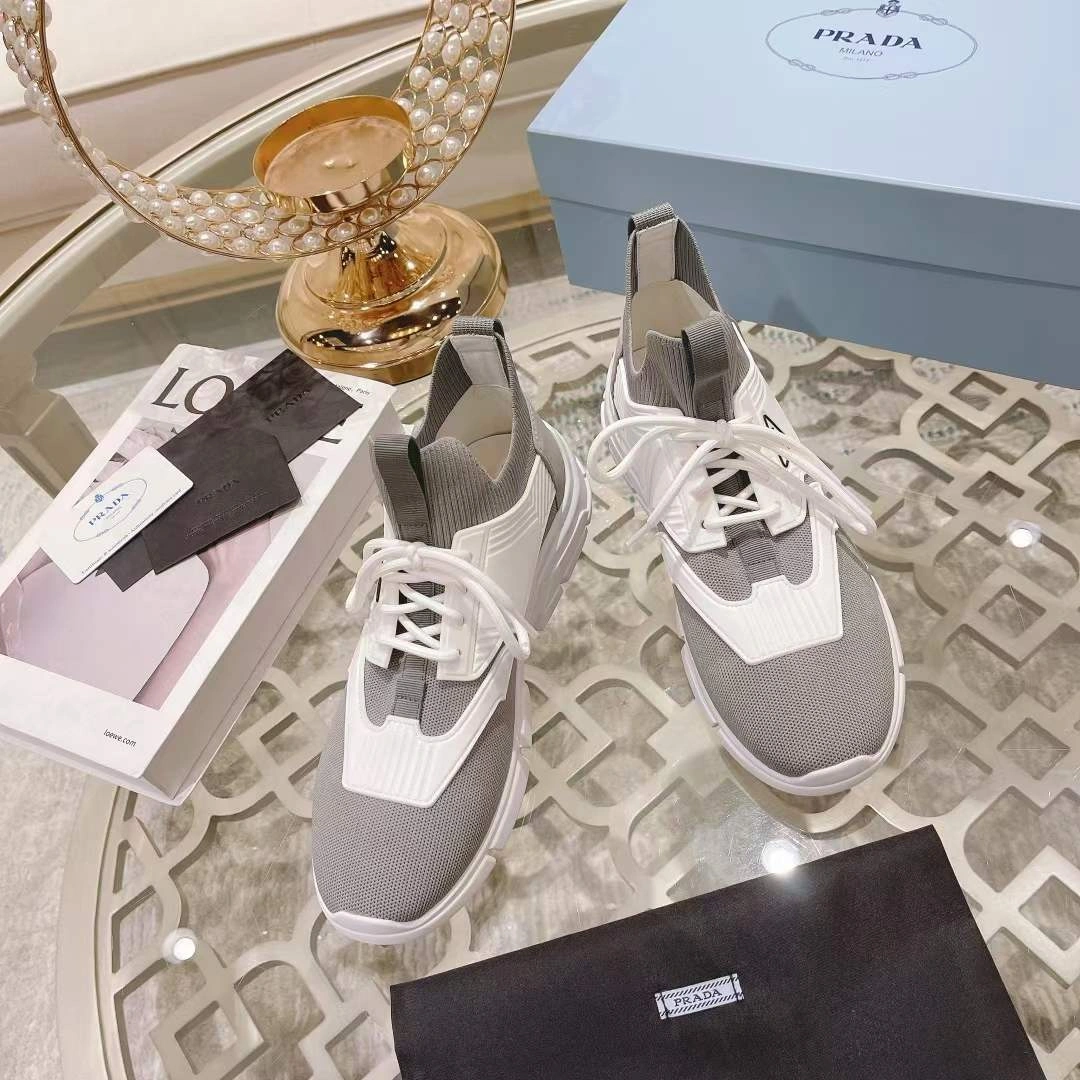 Men and Women P*rada Top Sneakers Low CL 20230825- EasyMatch 6532