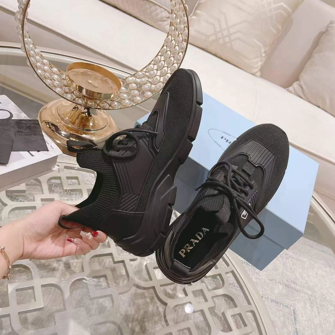 Colorful Men and Women P*rada Top Sneakers Low CL 20230825- 6531