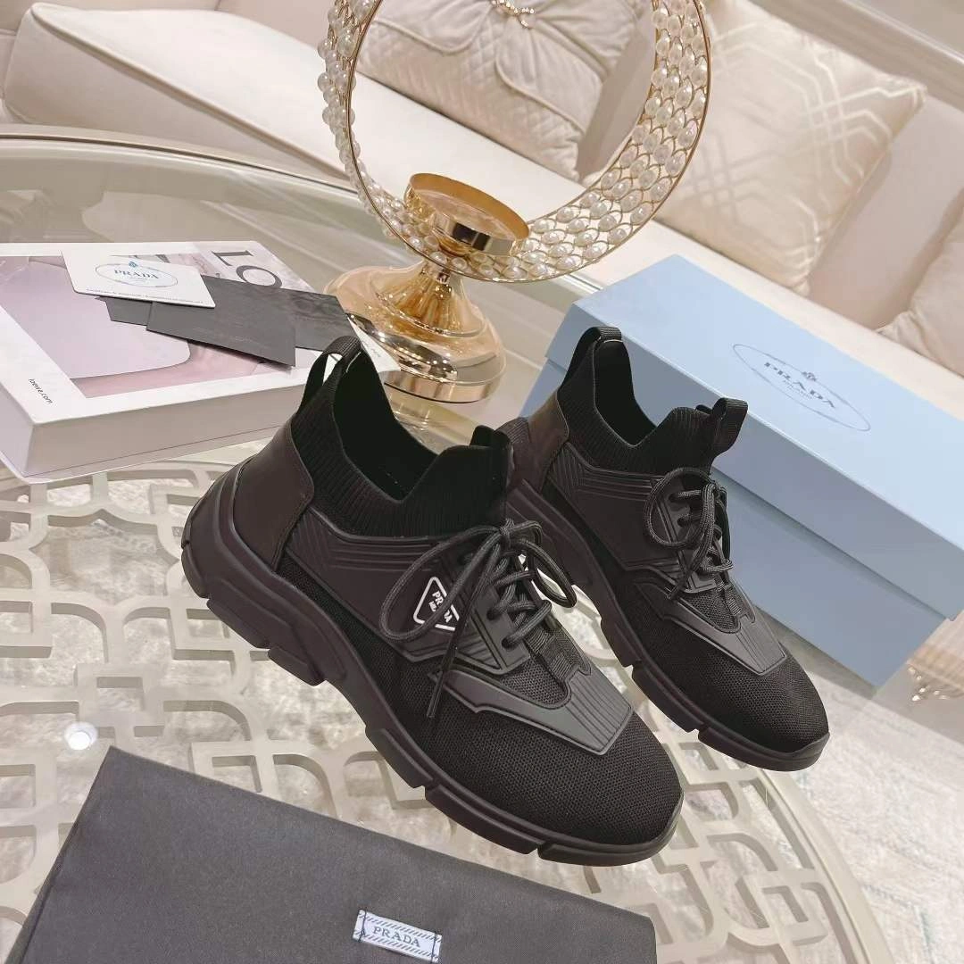 Colorful Men and Women P*rada Top Sneakers Low CL 20230825- 6531
