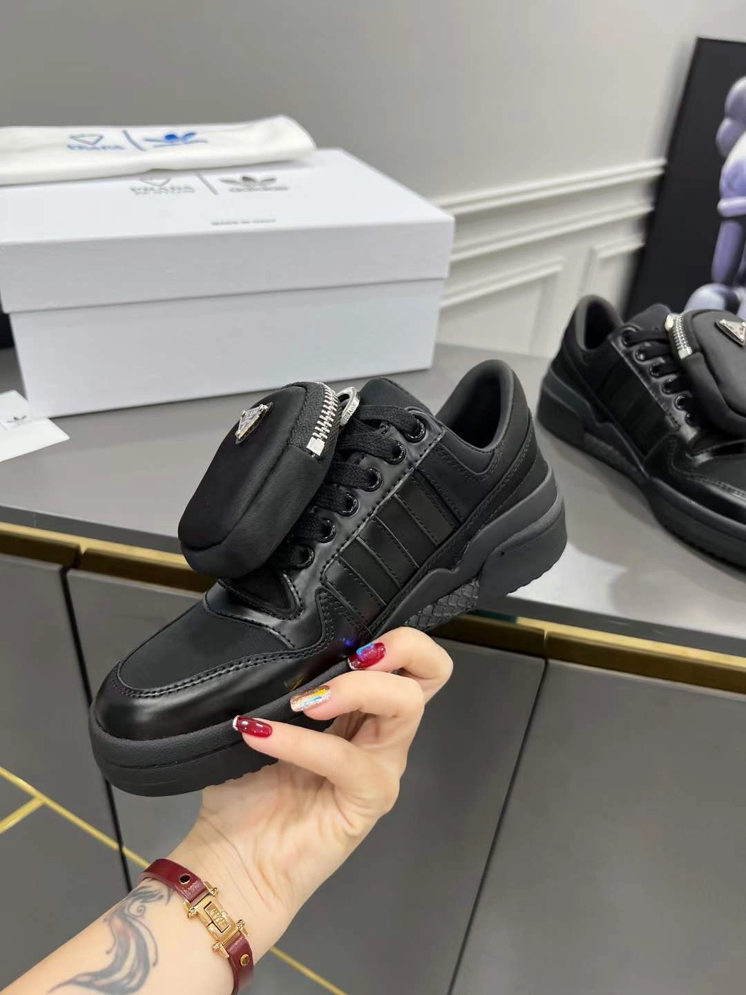 Men and Women P*rada Top Sneakers Low CL 20230825- EasyCare 6542