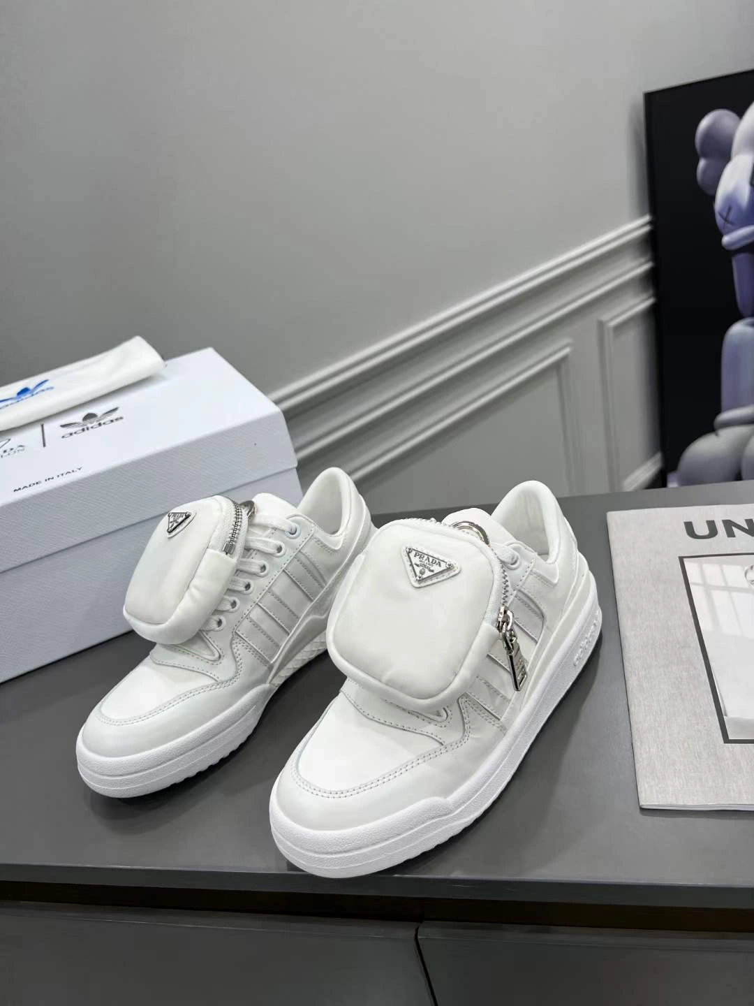Soft Men and Women P*rada Top Sneakers Low CL 20230825- 6541