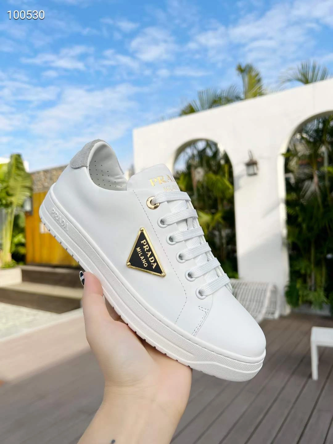 WrinkleFree Men and Women P*rada Top Sneakers Low CL 20230825- 6539