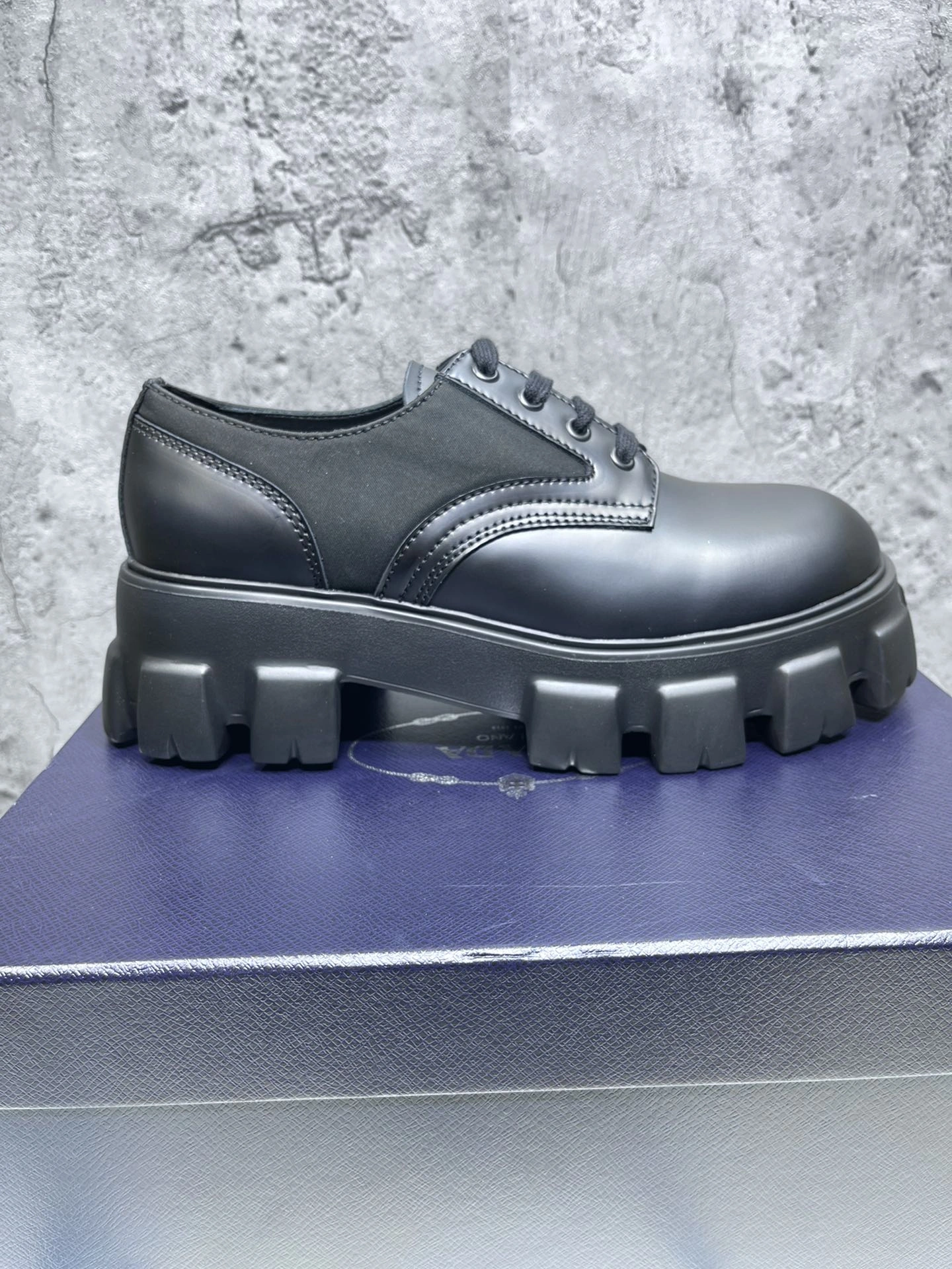 Mens P*rada Top Loafer CP230310- Sleek 6554