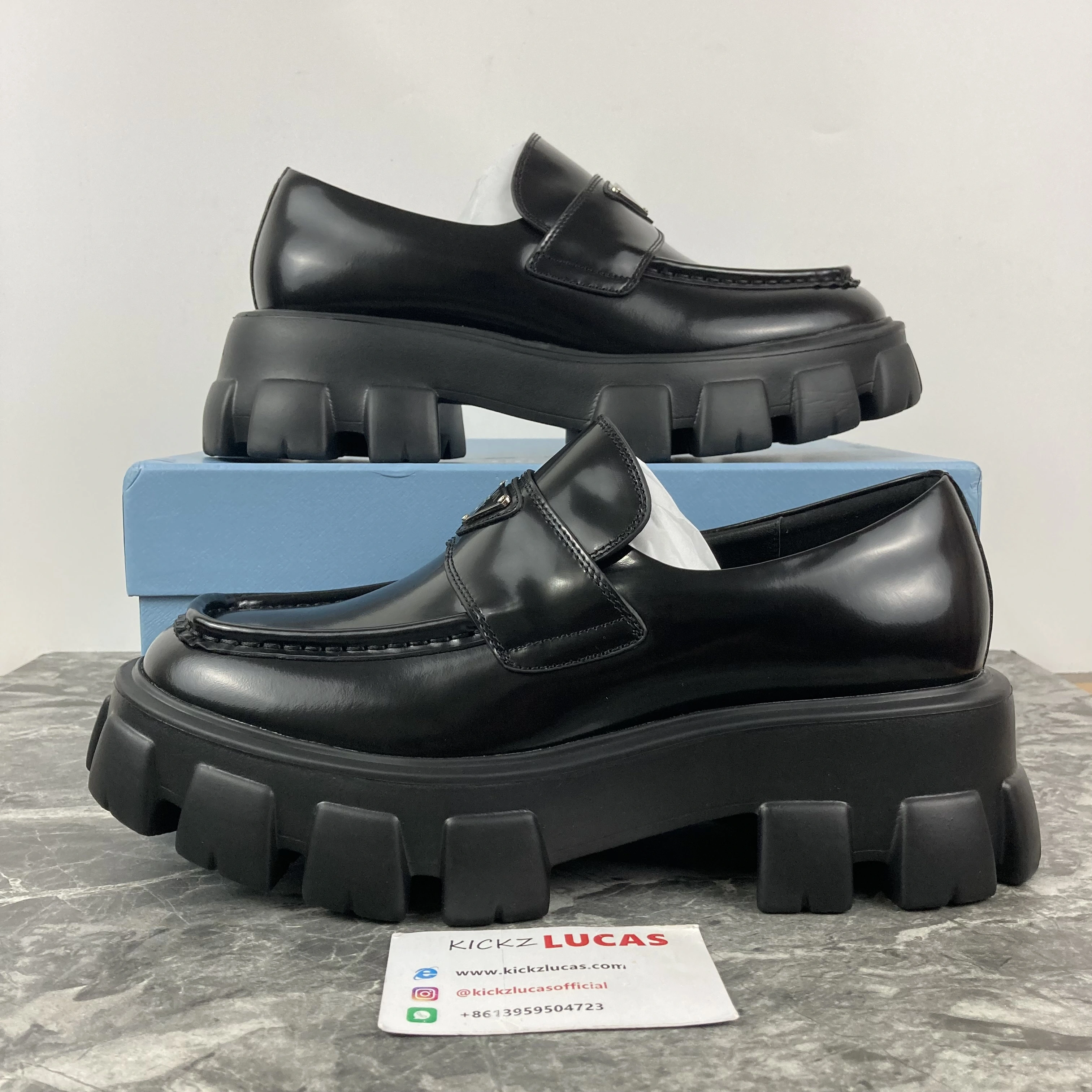 Mens P*rada Top Loafer CP230310- Colorful 6553