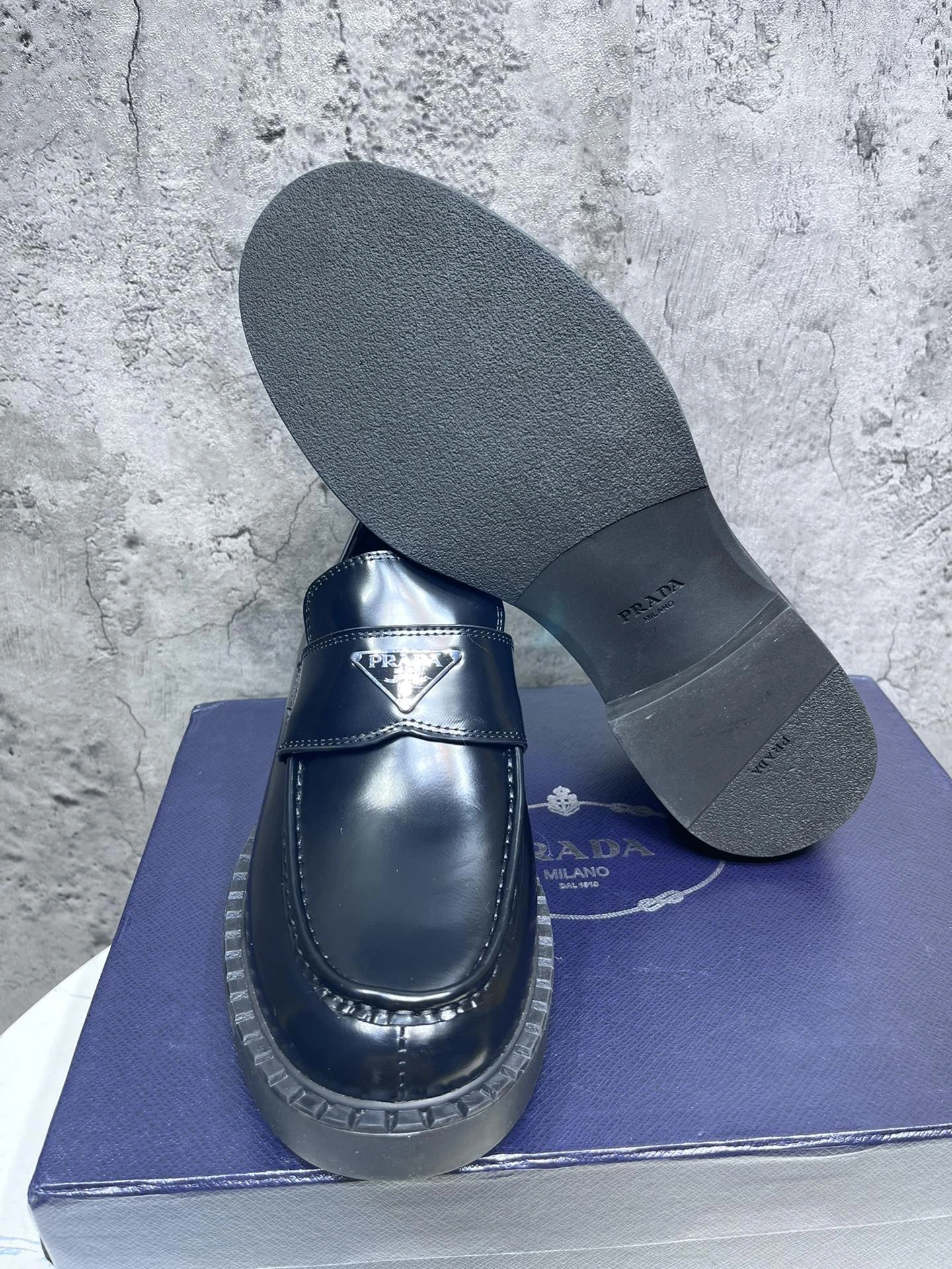 Mens P*rada Top Loafer CP230310- Unique 6558