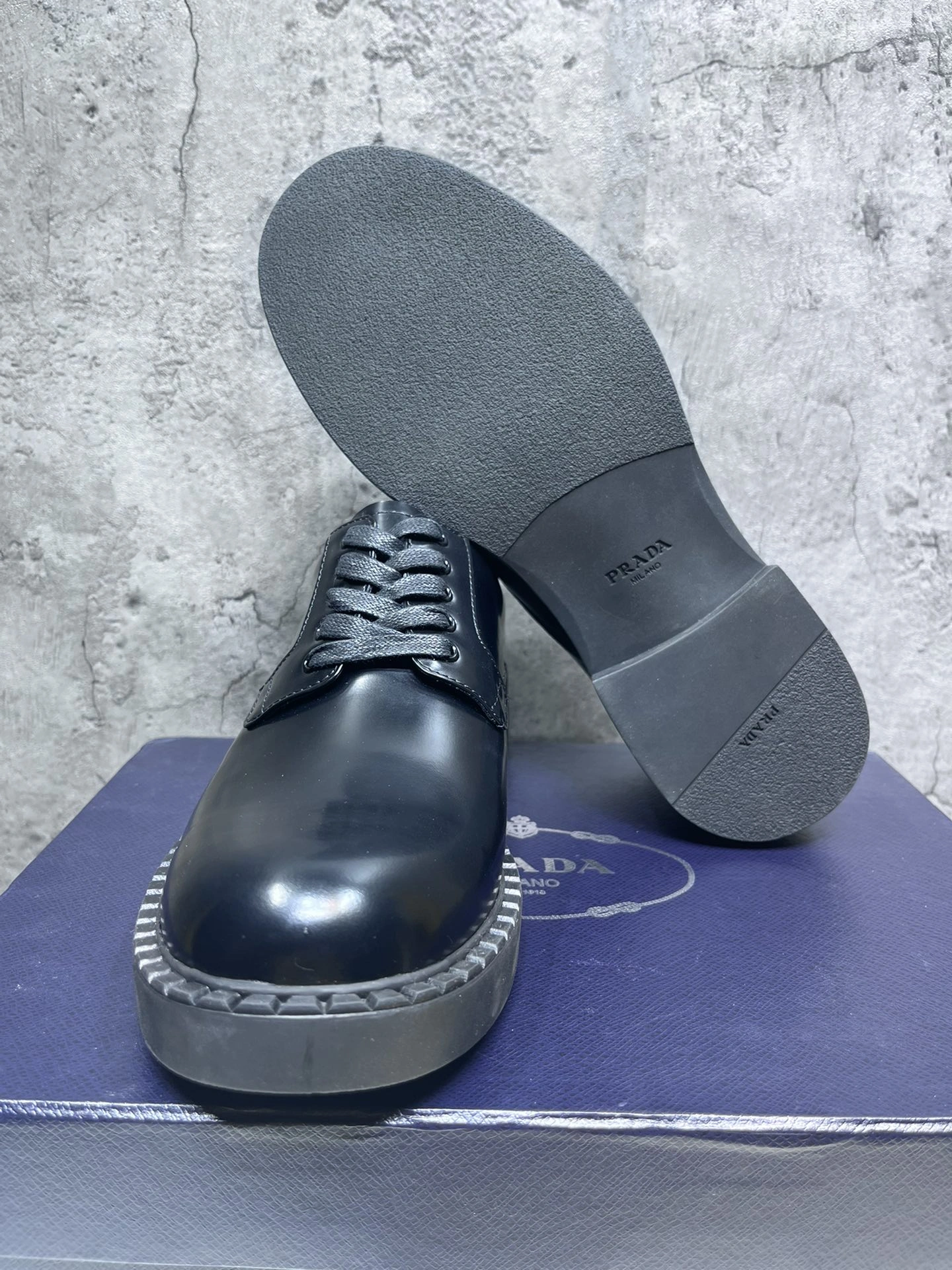 Mens P*rada Top Loafer CP230310- Supportive 6557