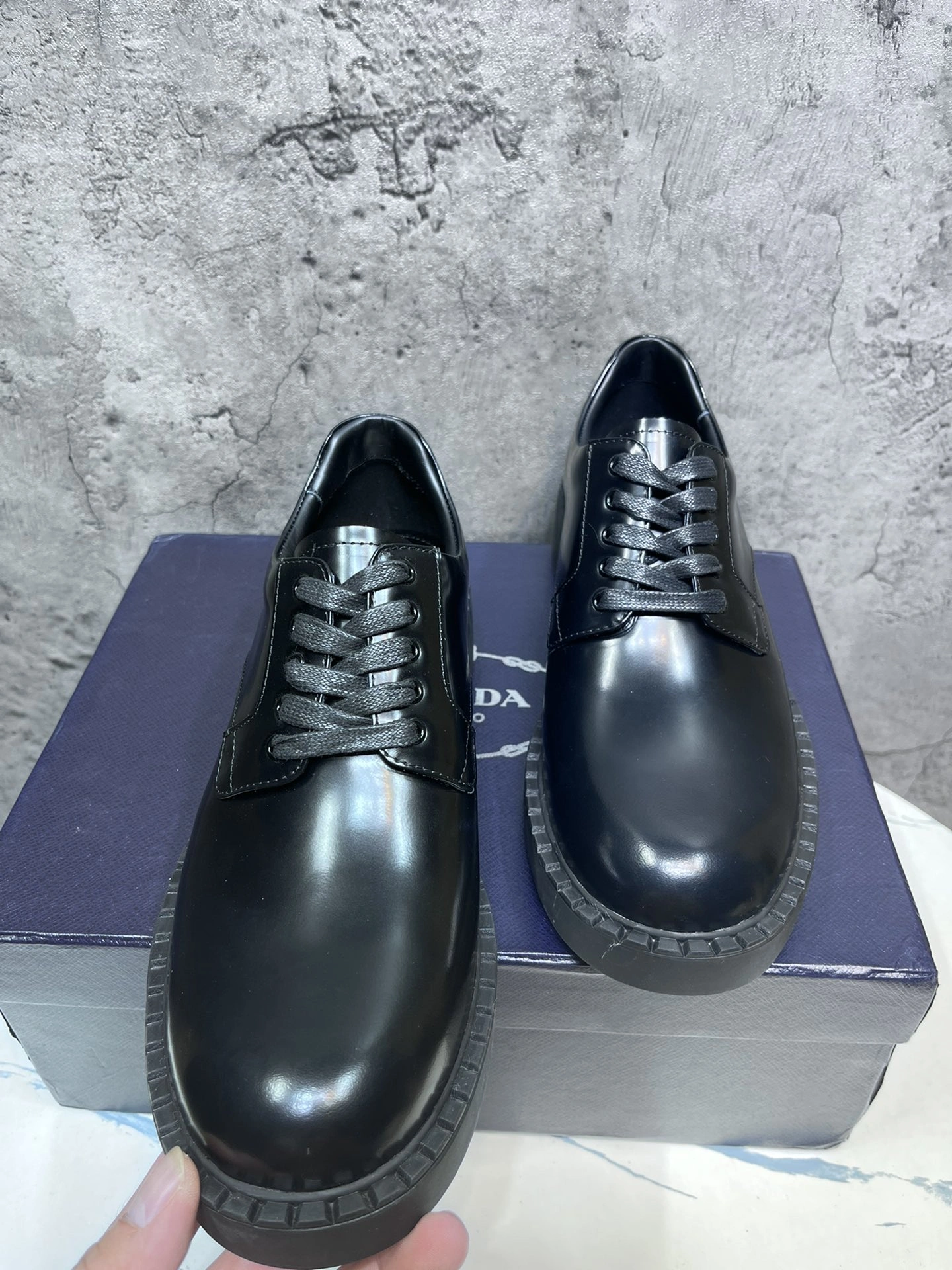 Mens P*rada Top Loafer CP230310- Supportive 6557