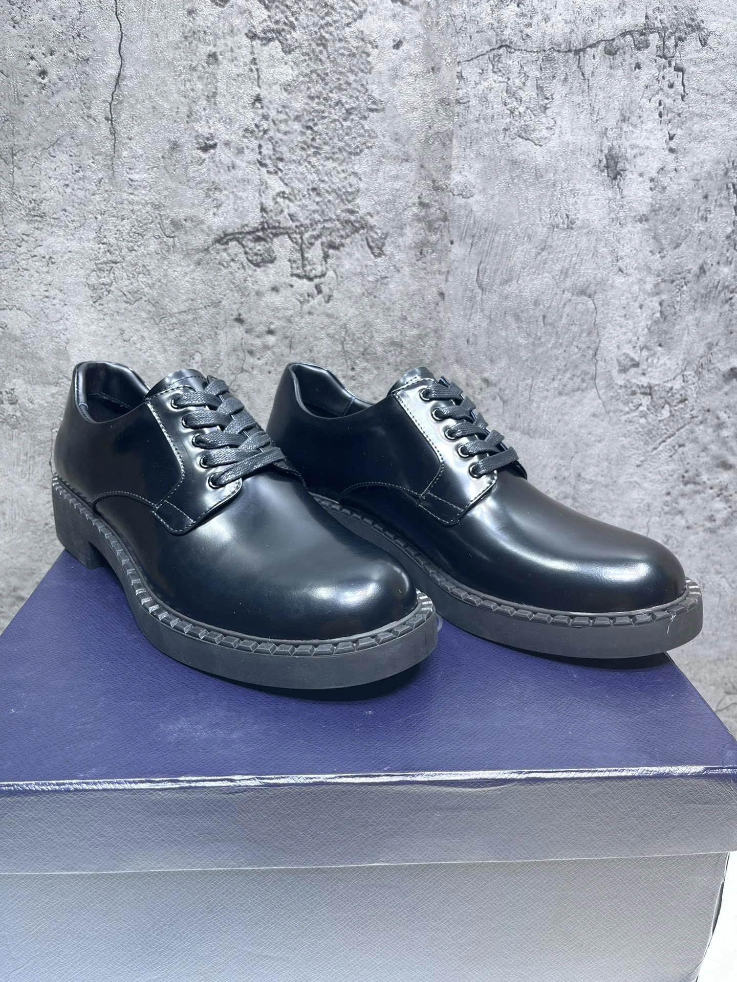 Mens P*rada Top Loafer CP230310- Supportive 6557