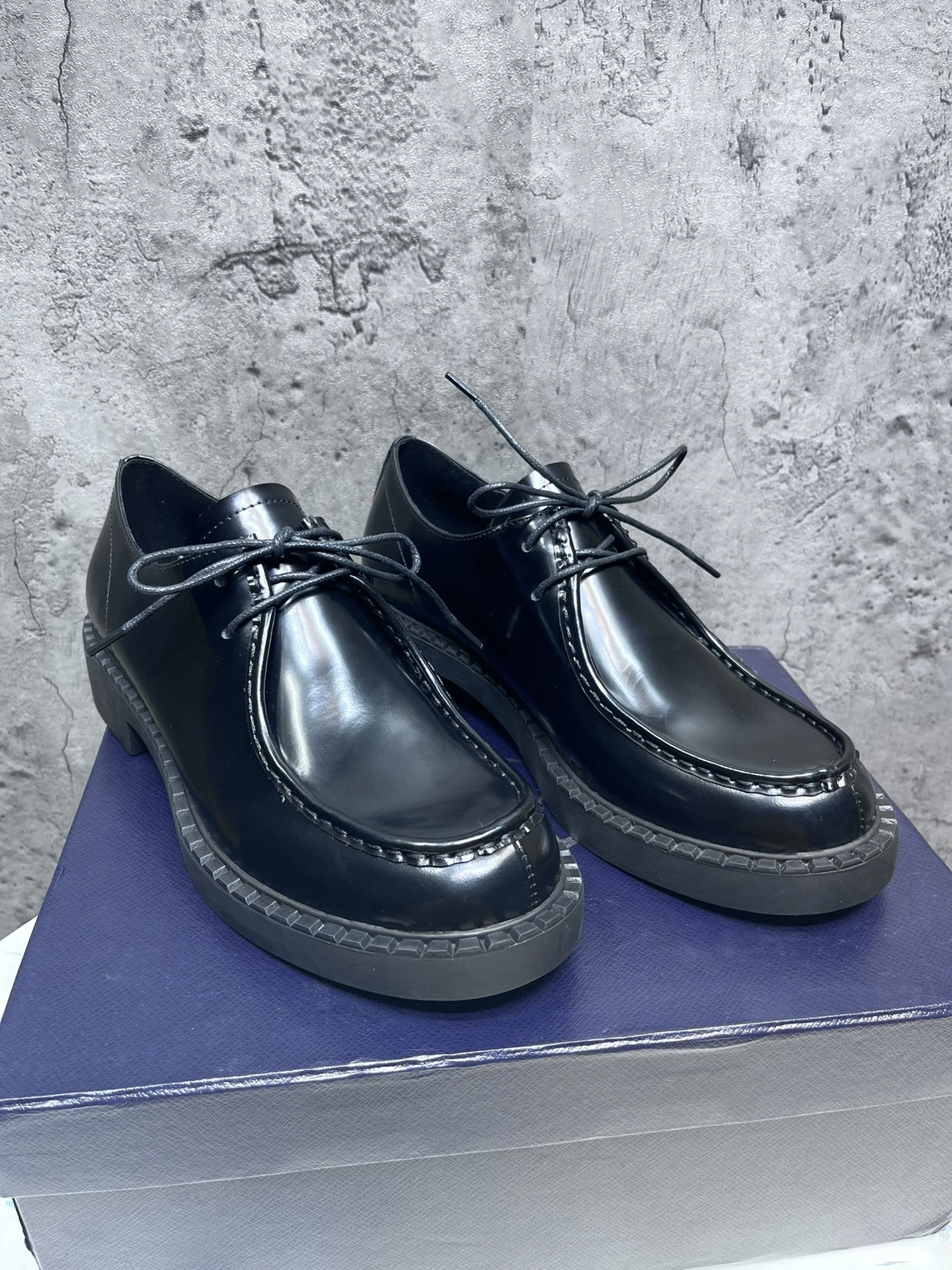 Elegant Mens P*rada Top Loafer CP230310- 6556