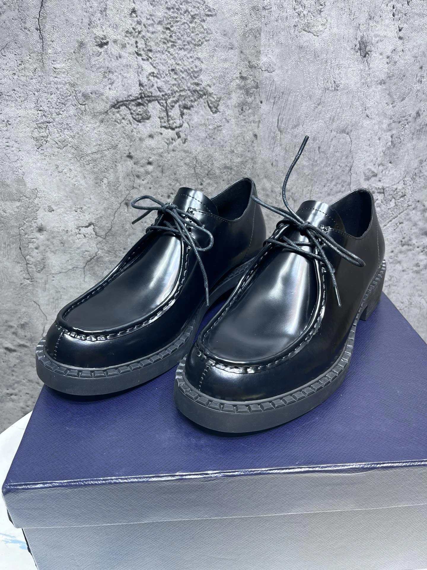 Elegant Mens P*rada Top Loafer CP230310- 6556