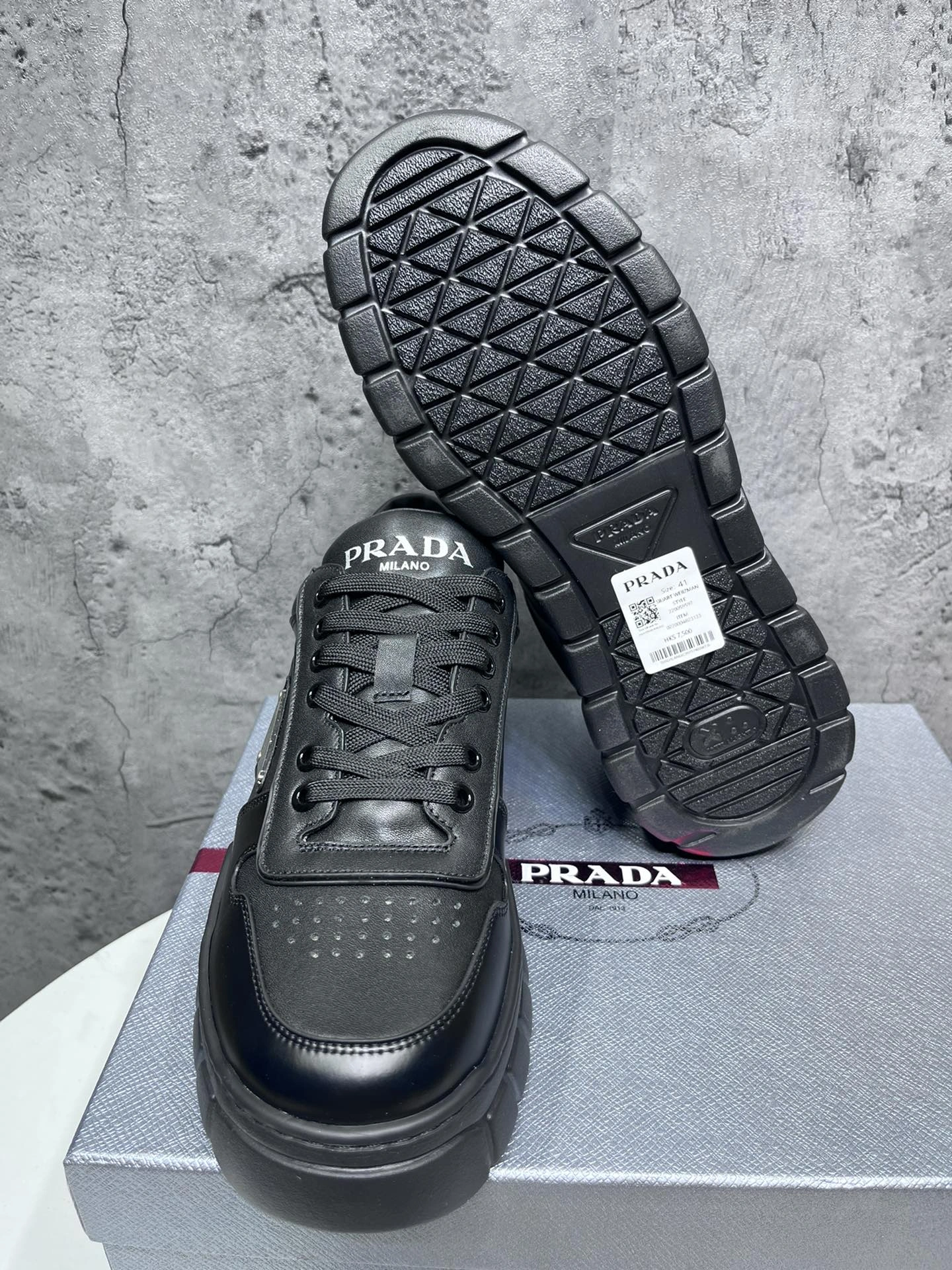 Reliable Mens P*rada Top Sneakers CP230310- 6563
