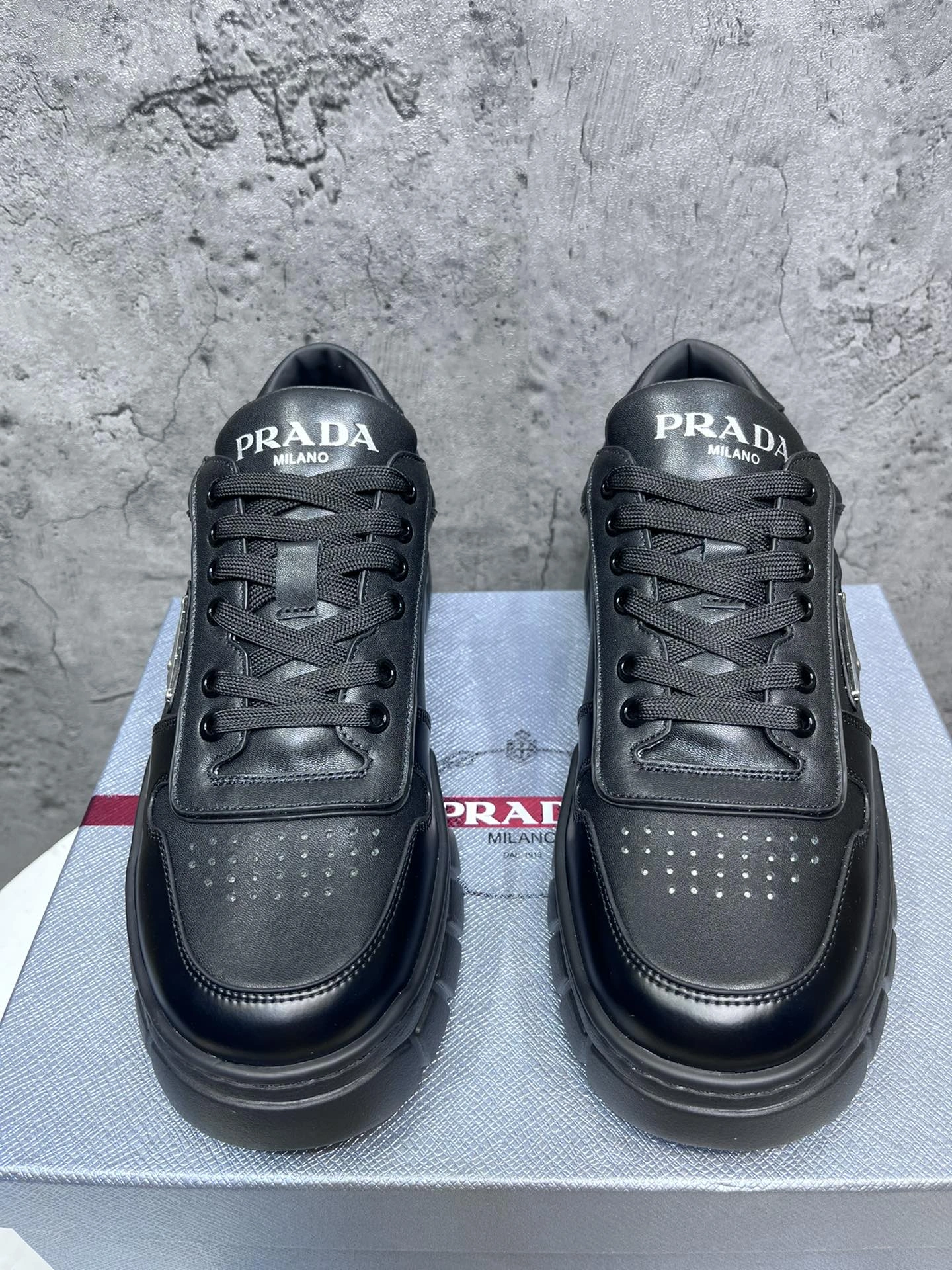 Reliable Mens P*rada Top Sneakers CP230310- 6563