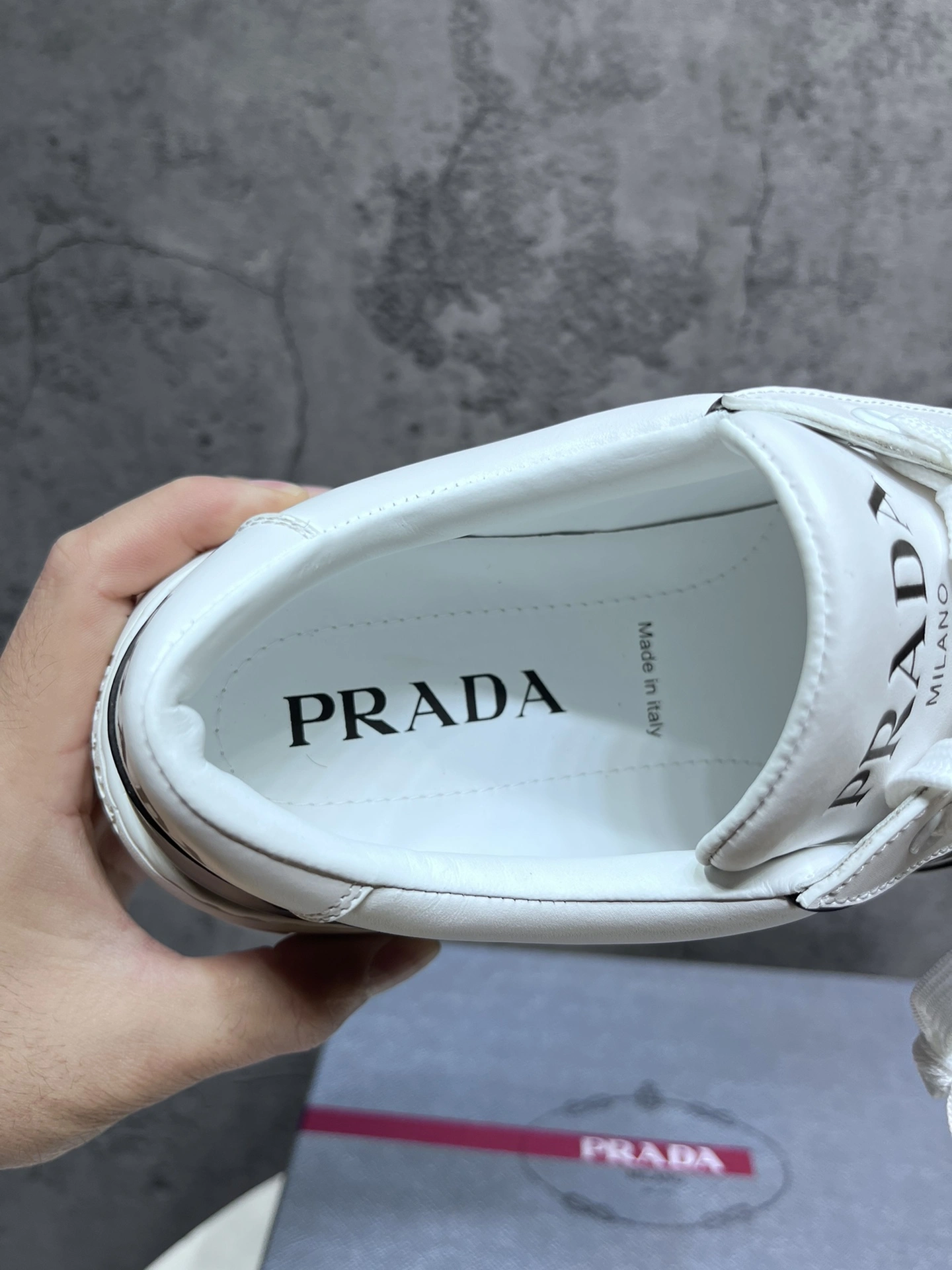 Mens P*rada Top Sneakers CP230310- Stretchable 6562