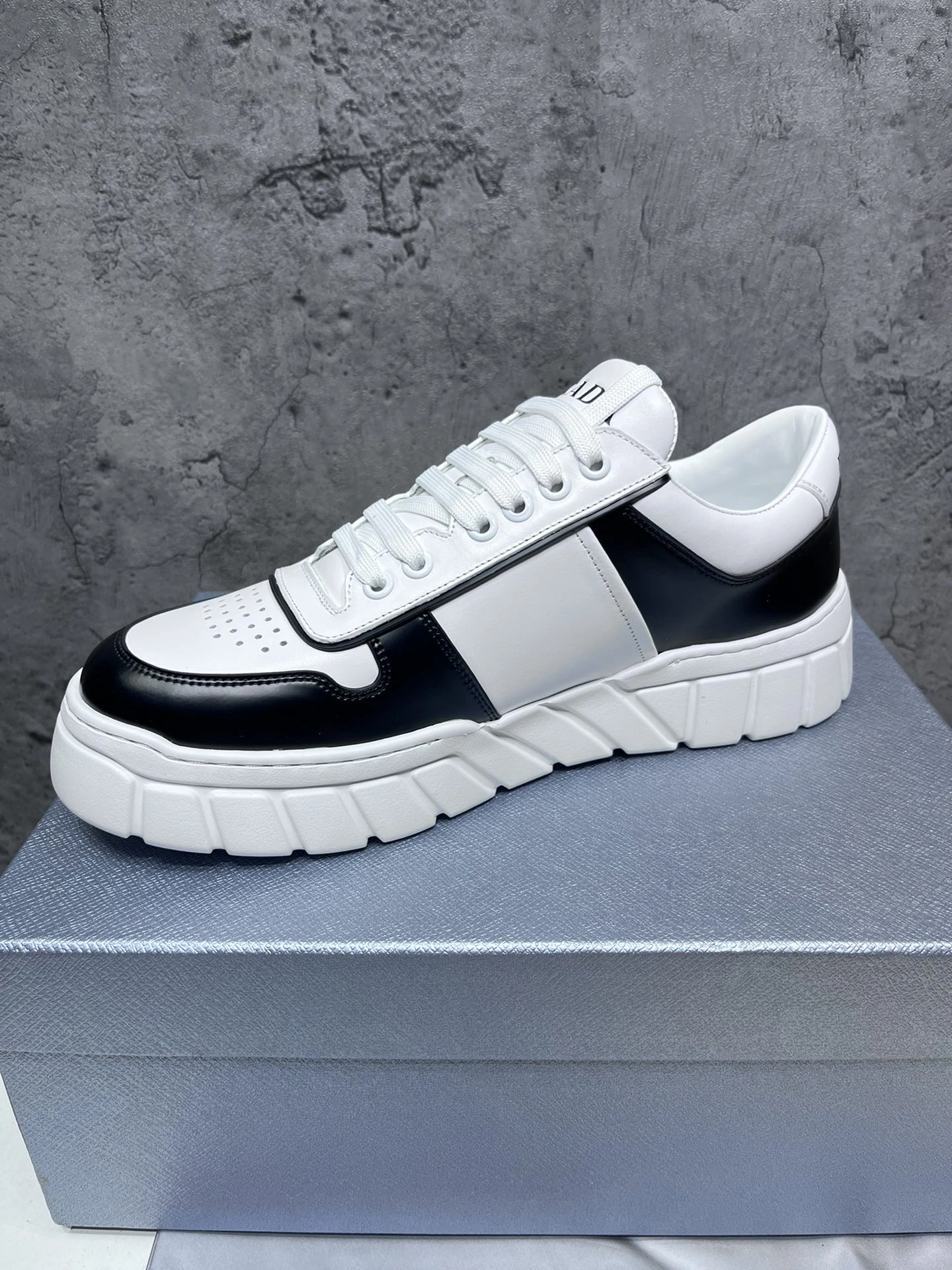 Mens P*rada Top Sneakers CP230310- Stretchable 6562