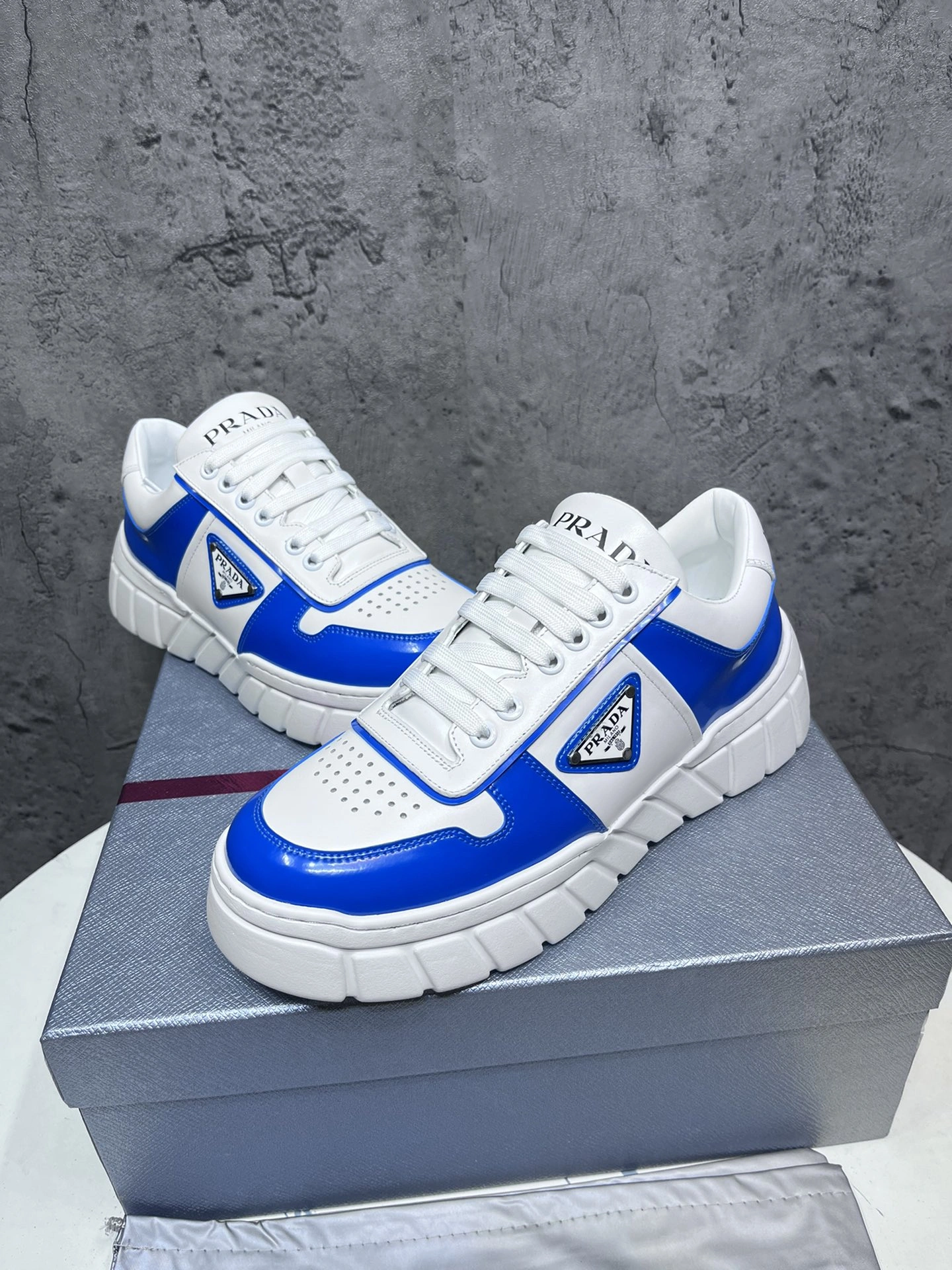 OdorResistant Mens P*rada Top Sneakers CP230310- 6559