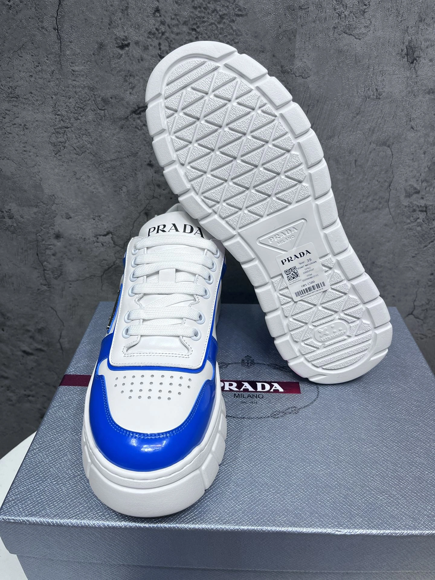 OdorResistant Mens P*rada Top Sneakers CP230310- 6559
