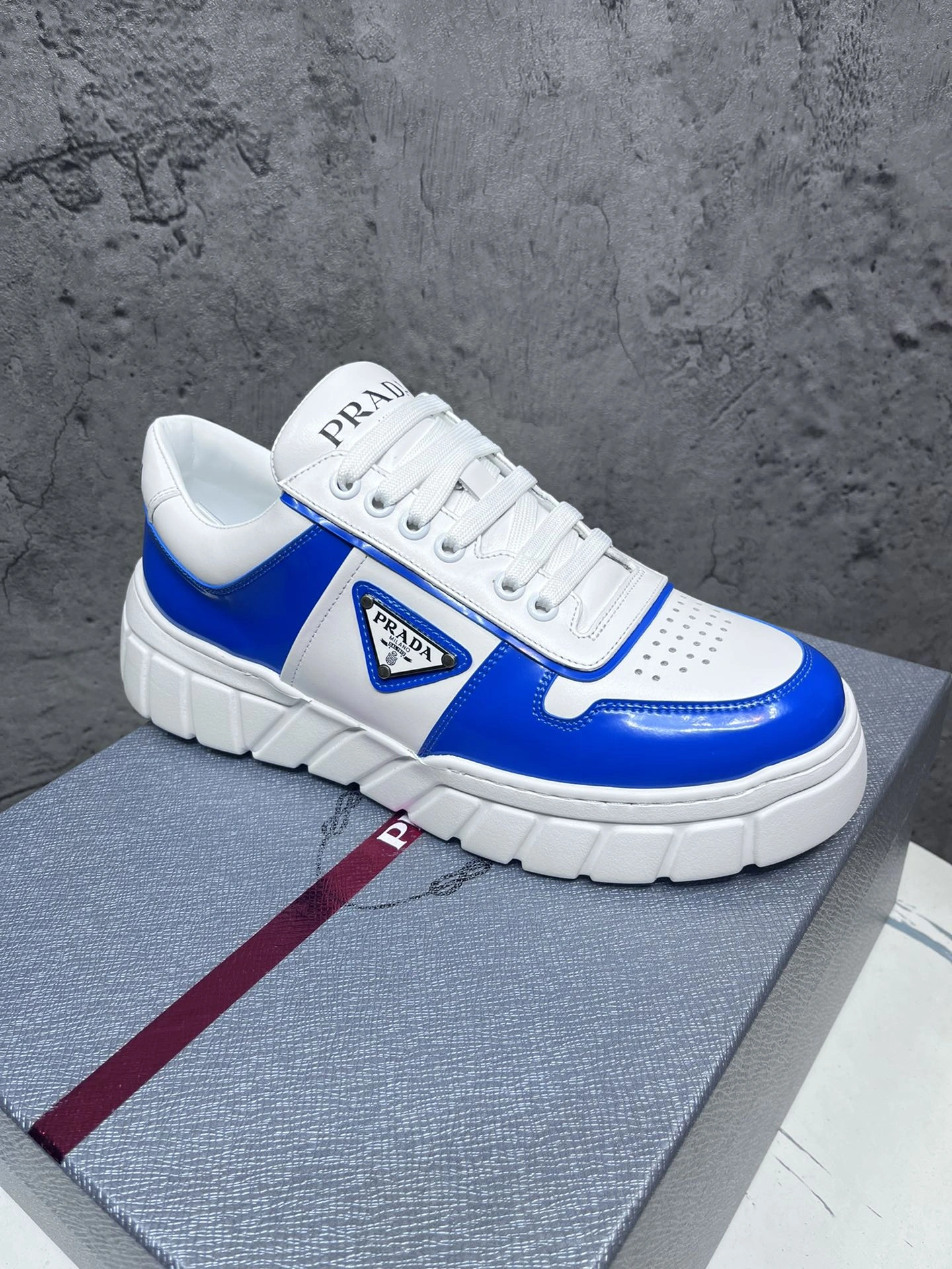 OdorResistant Mens P*rada Top Sneakers CP230310- 6559