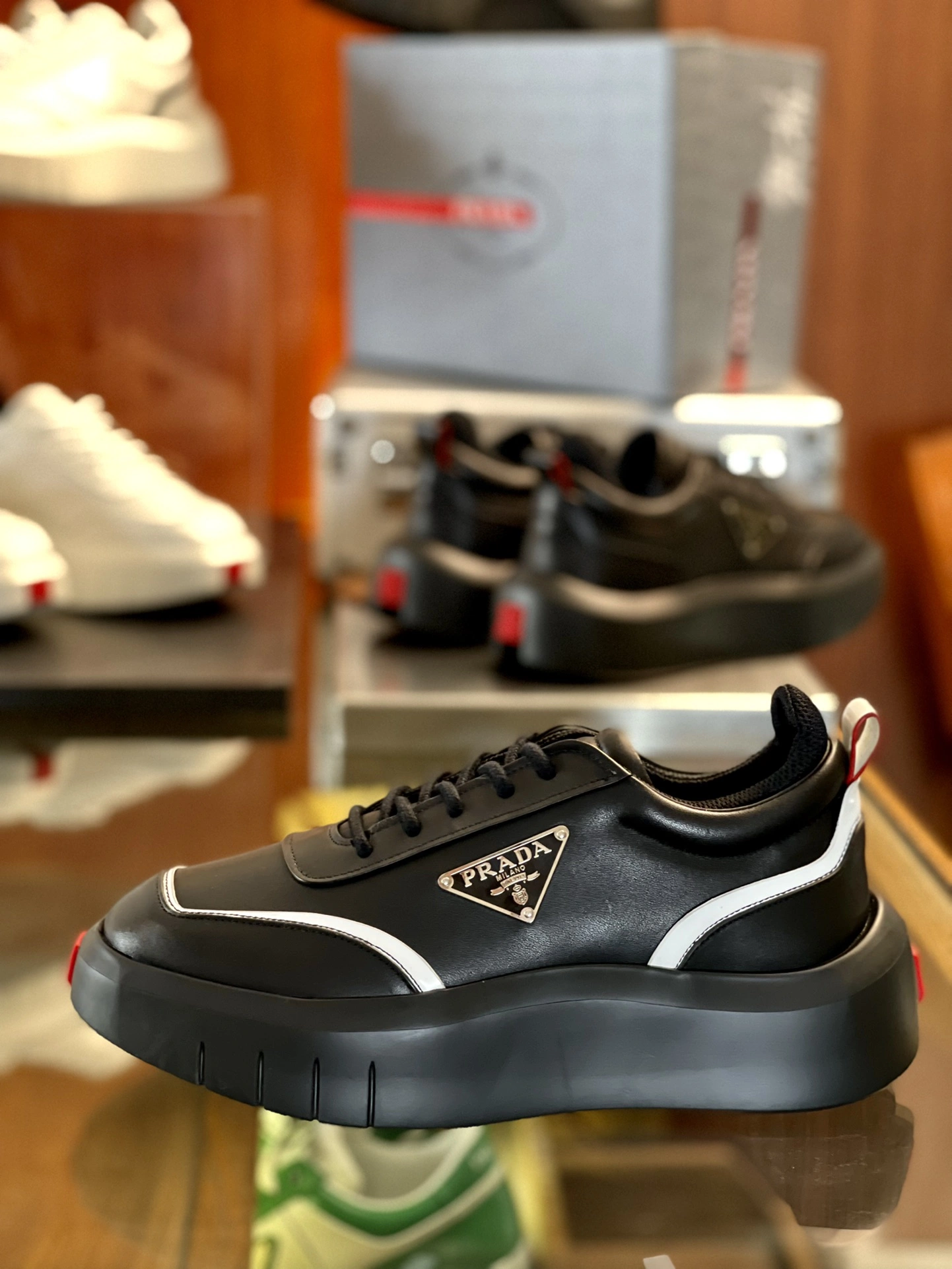 Contemporary Mens P*rada Top Sneakers RR230423-JJ 6550